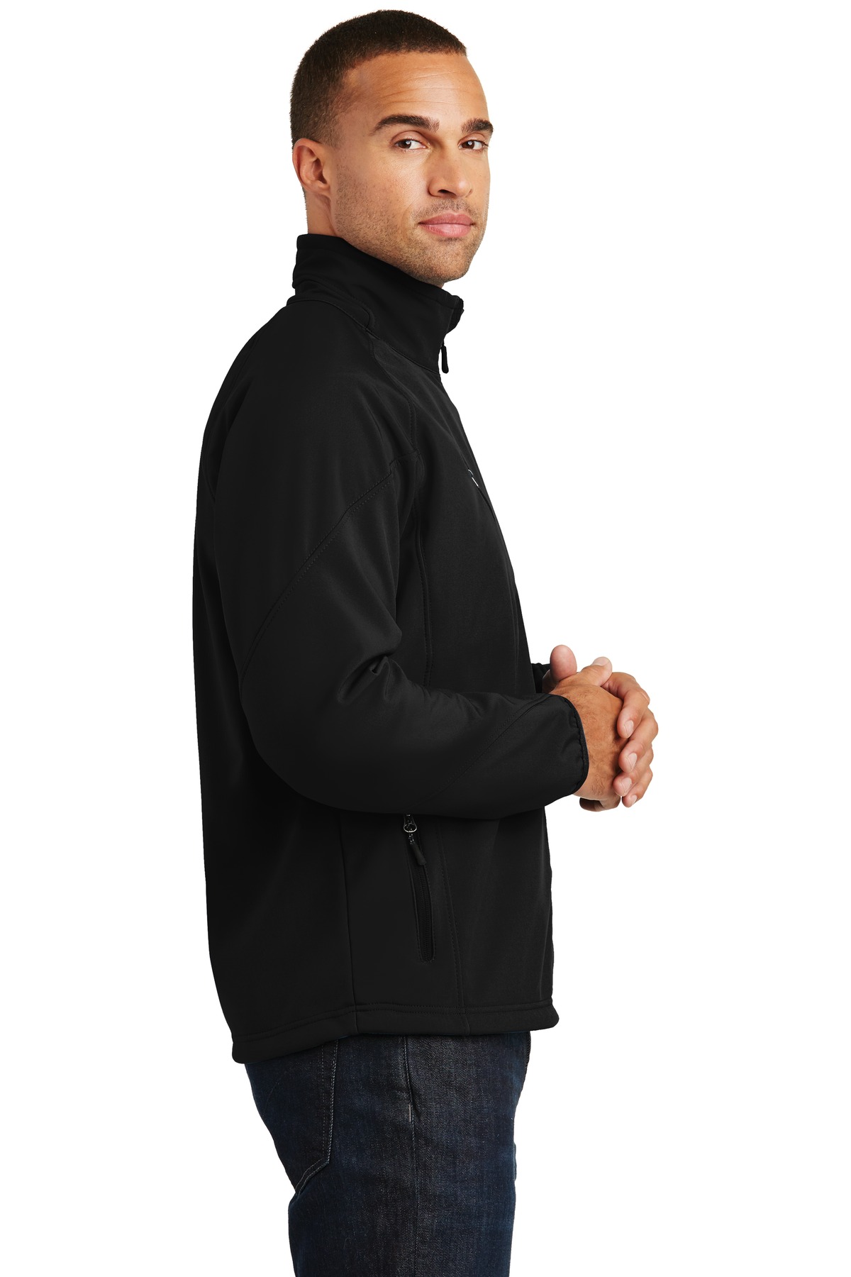 Port Authority Textured Soft Shell Jacket. J705
