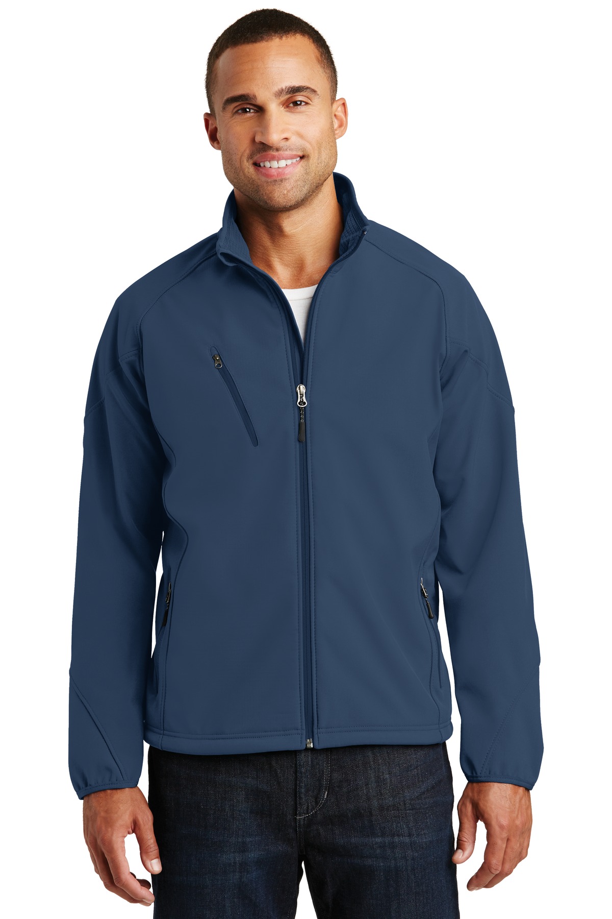 Port Authority ® Textured Soft Shell Jacket. J705 - Image 2