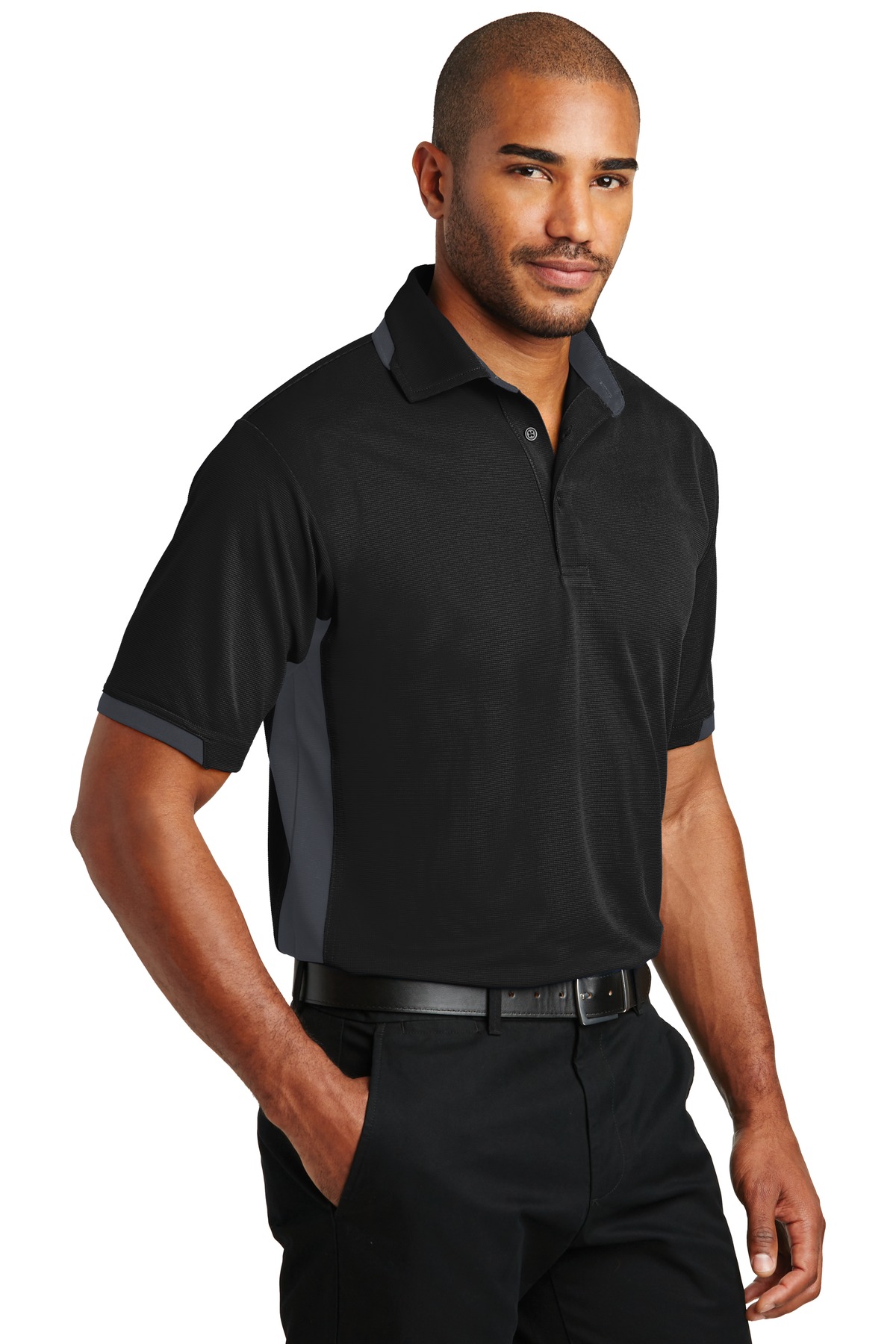 Port Authority Dry Zone Colorblock Ottoman Polo. K524