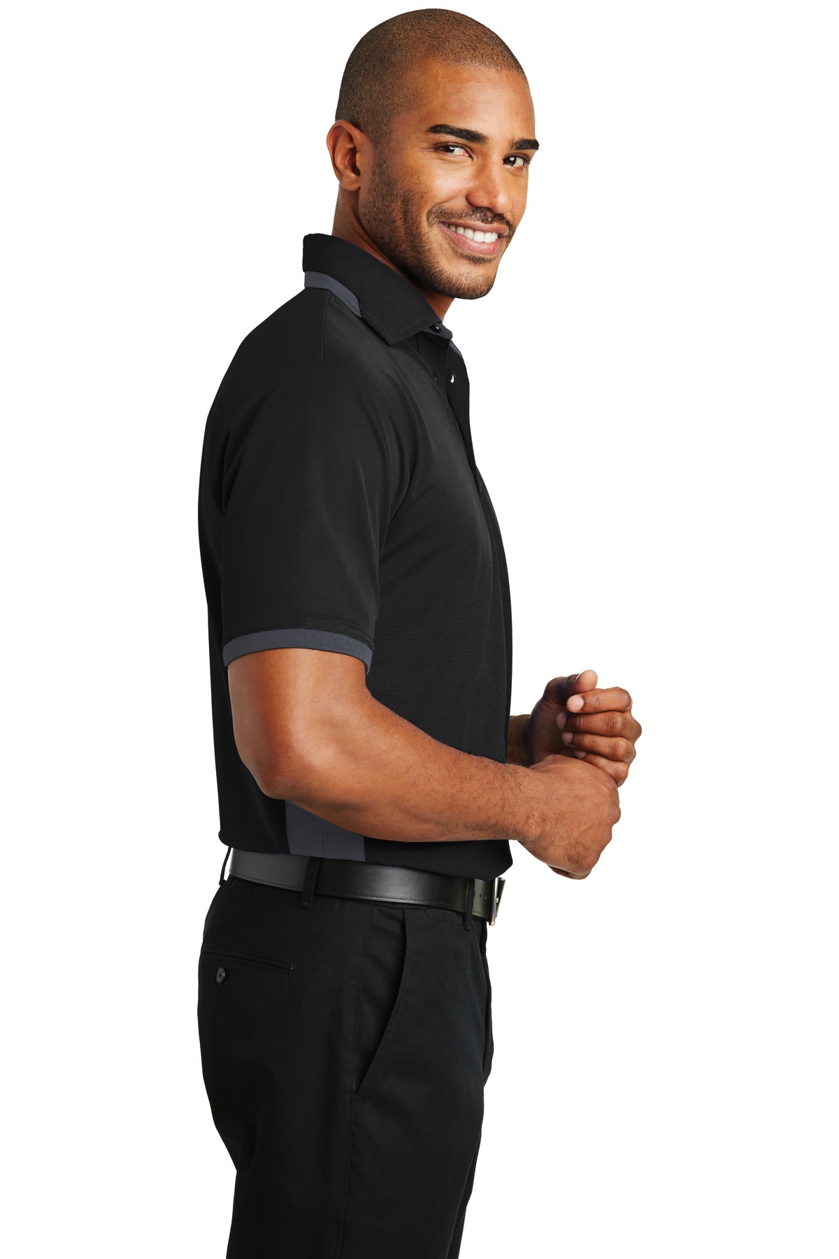 Port Authority Dry Zone Colorblock Ottoman Polo. K524