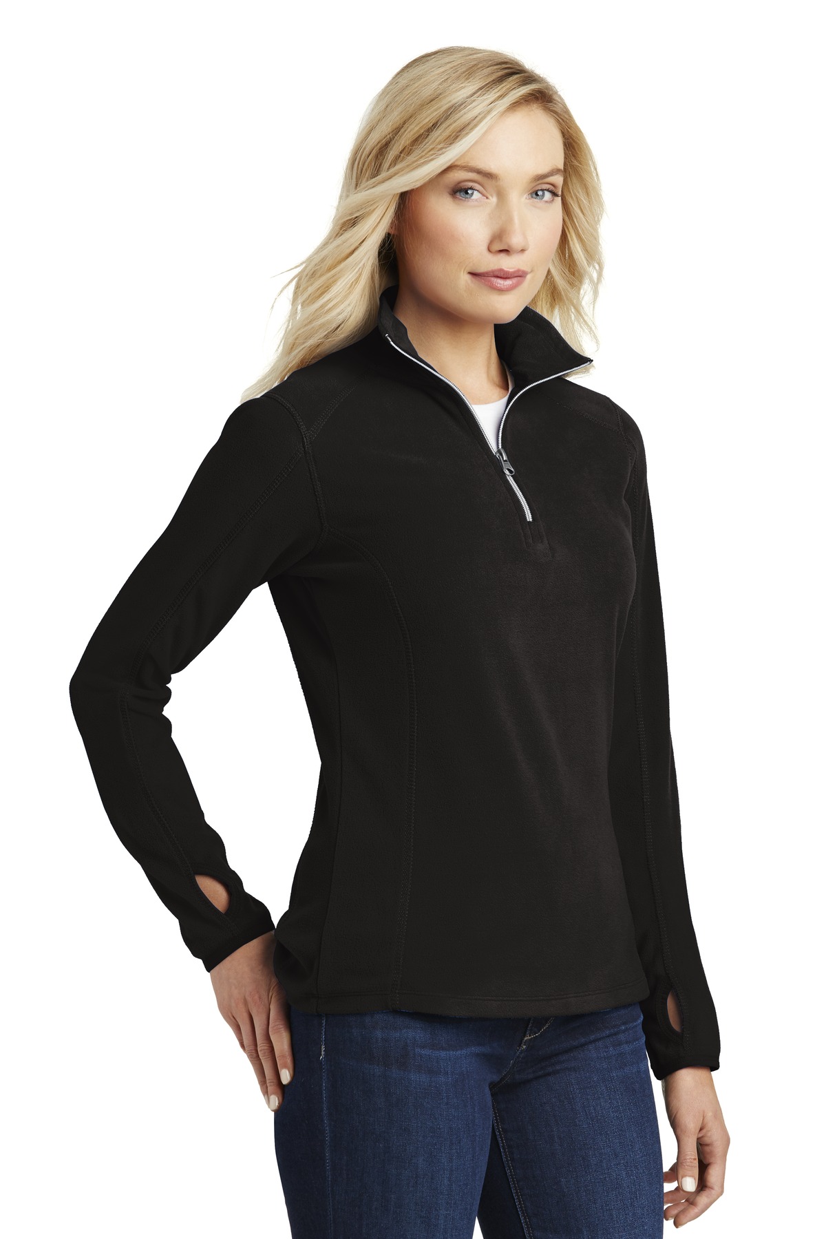 Port Authority Women's Microfleece 1/2-Zip Pullover. L224