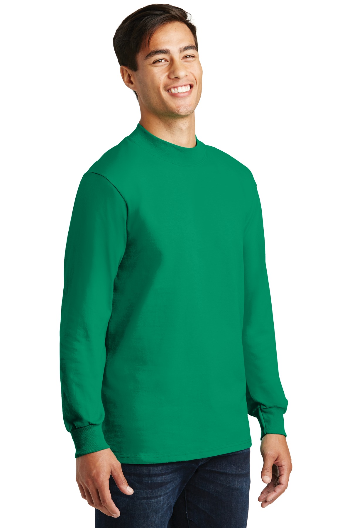 Port & Co Essential Mock Turtleneck. PC61M