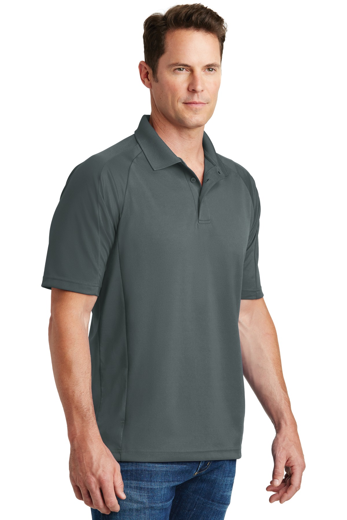 Sport-Tek Dri-Mesh Pro Polo. T474