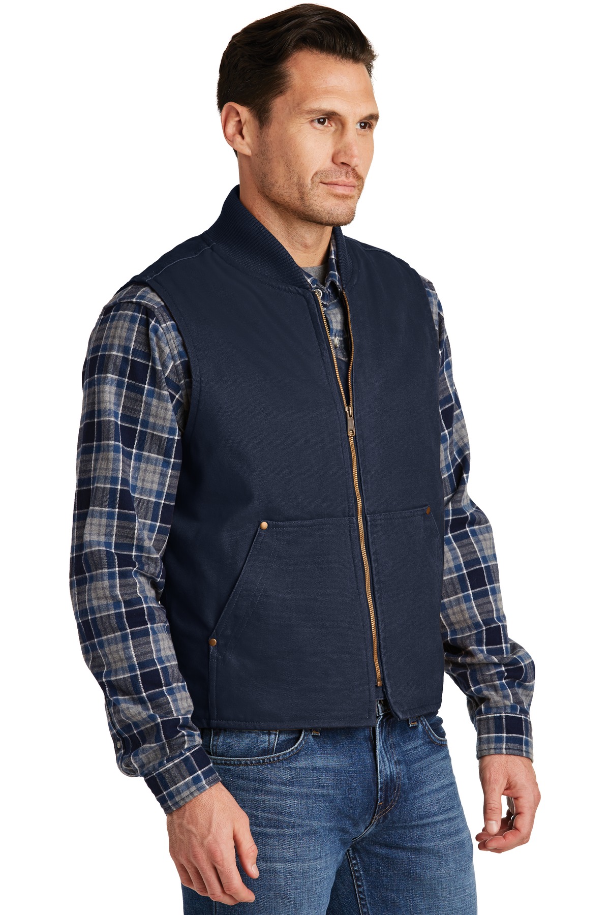 CornerStone Washed Duck Cloth Vest. CSV40