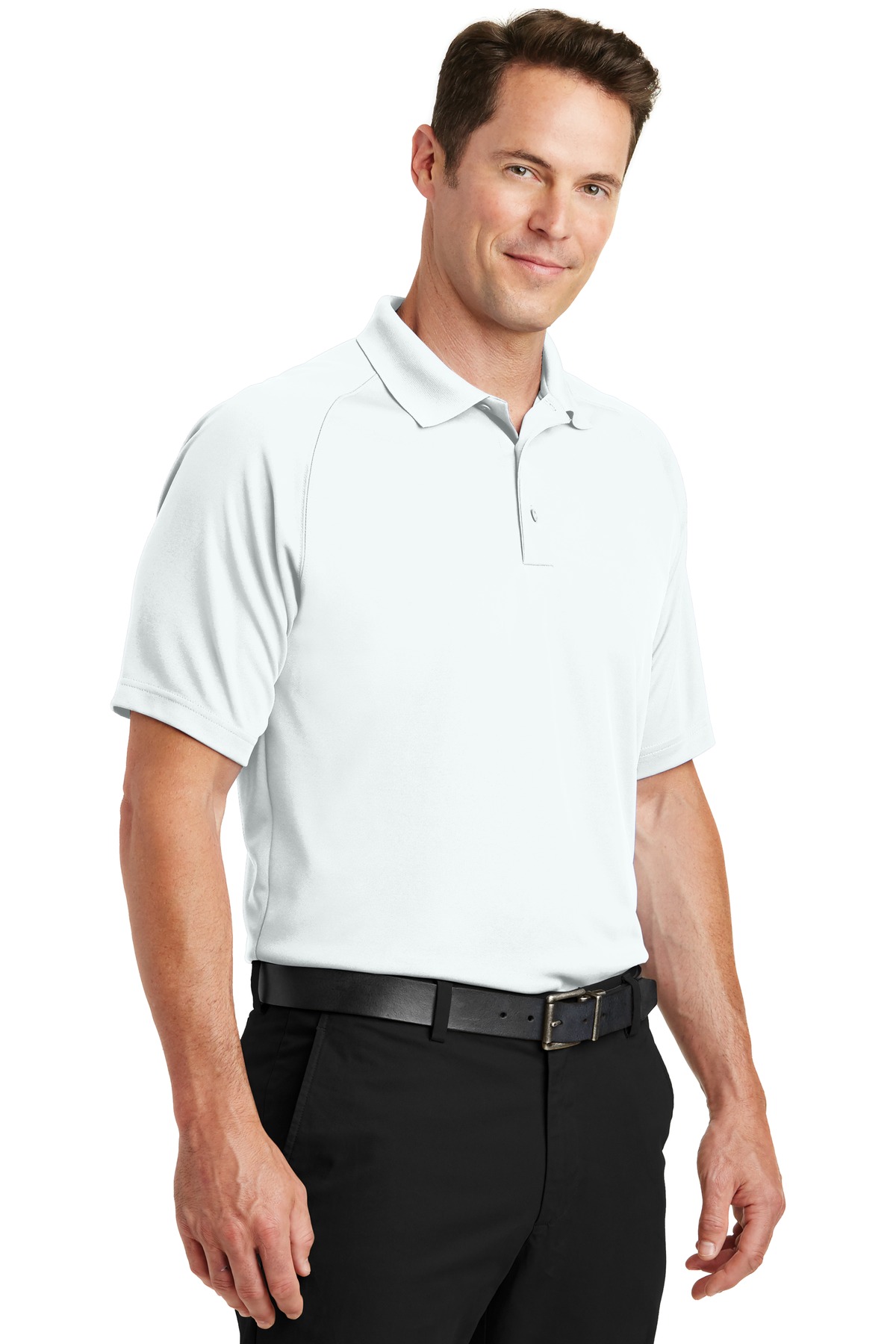 Sport-Tek Dry Zone Raglan Polo. T475