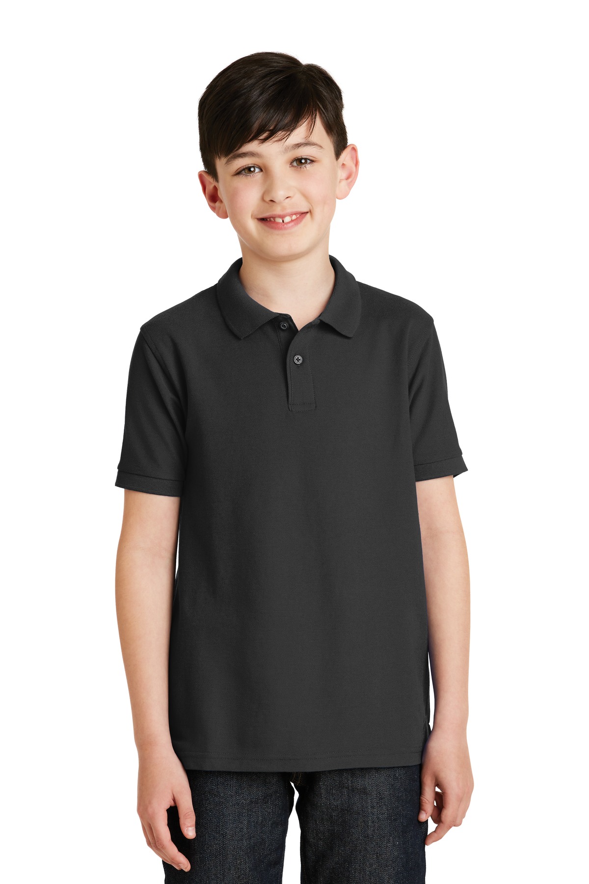 Port Authority Youth Silk Touch Polo-Port Authority