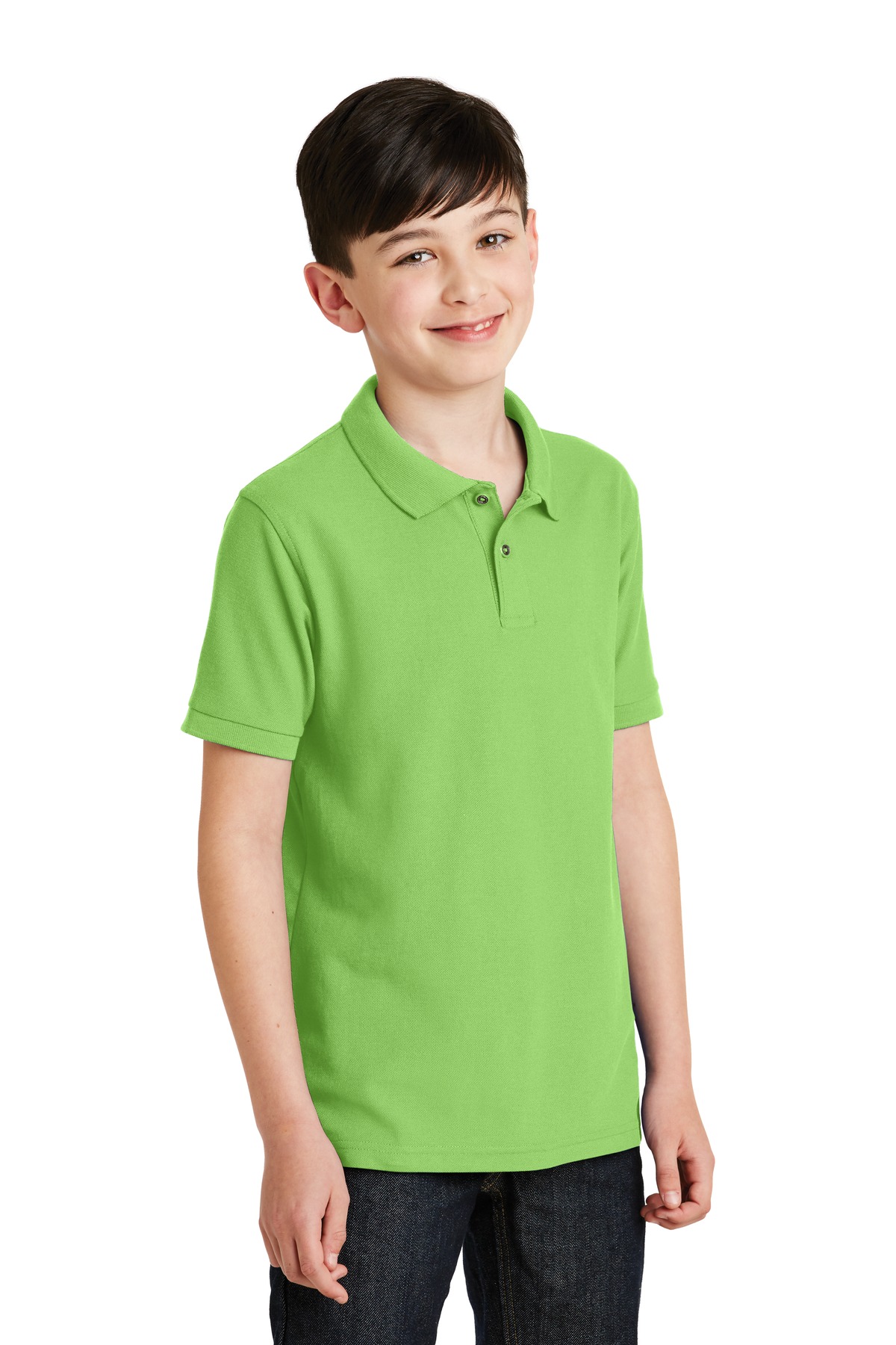 Port Authority Youth Silk Touch Polo. Y500