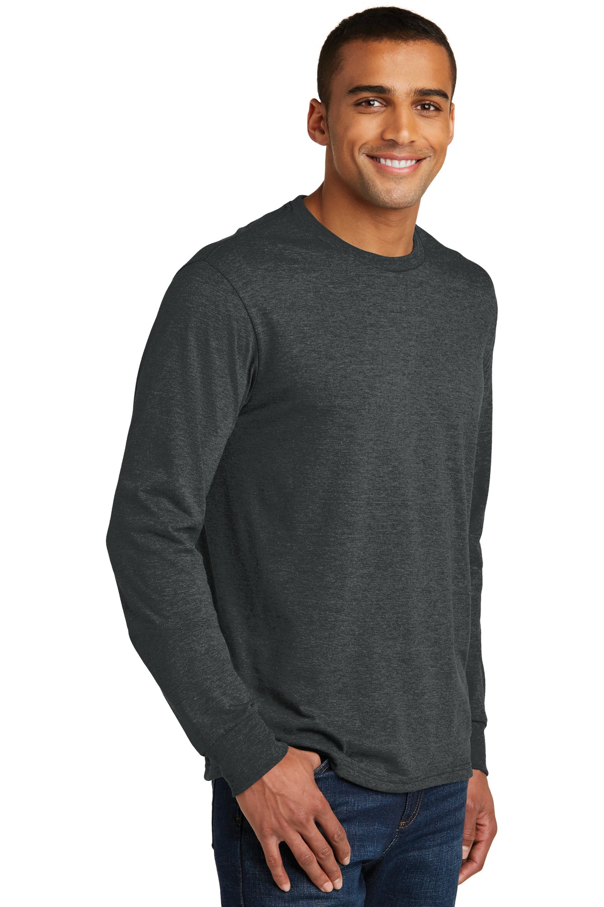 District Perfect Tri Long Sleeve Tee . DM132