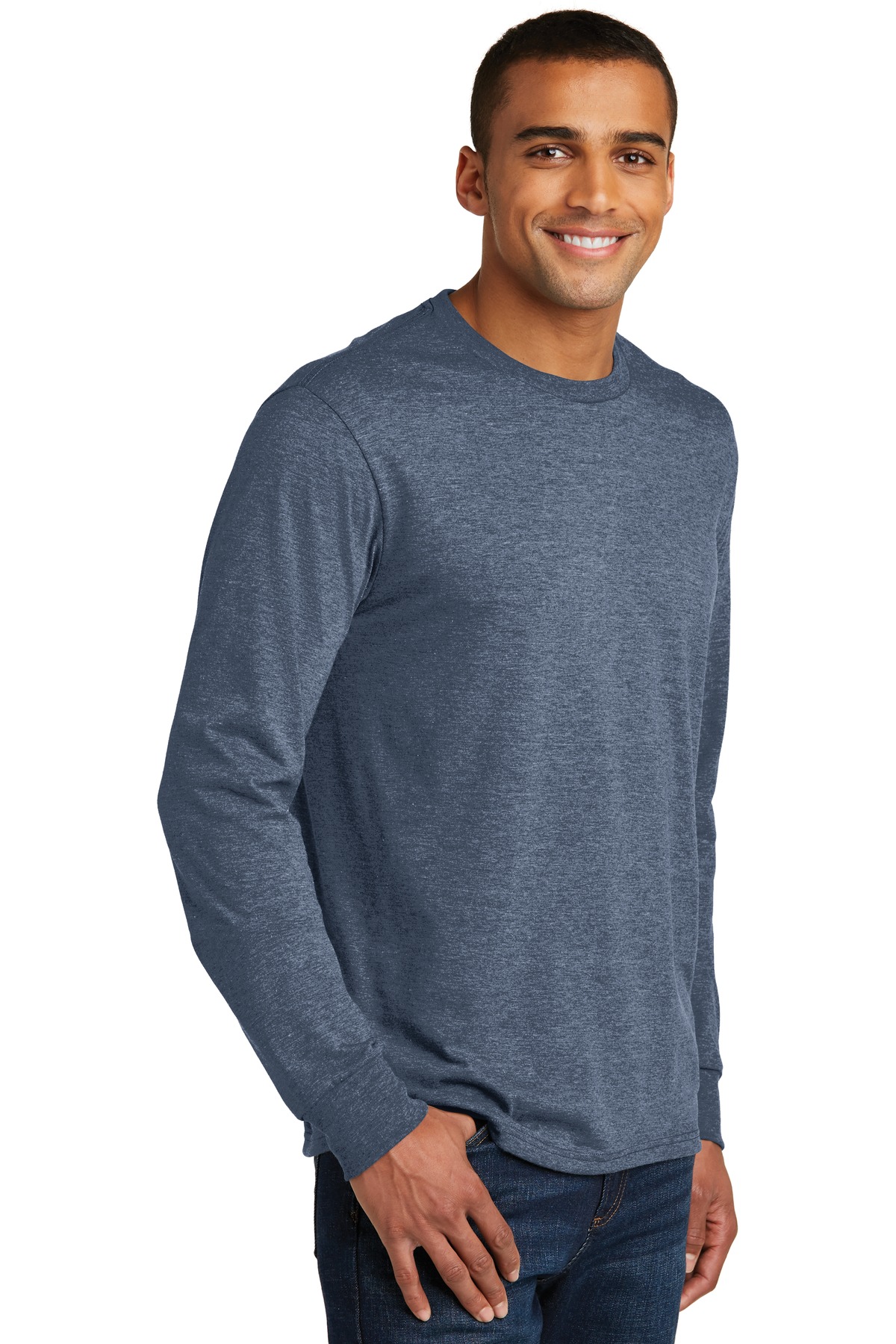 District Perfect Tri Long Sleeve Tee . DM132