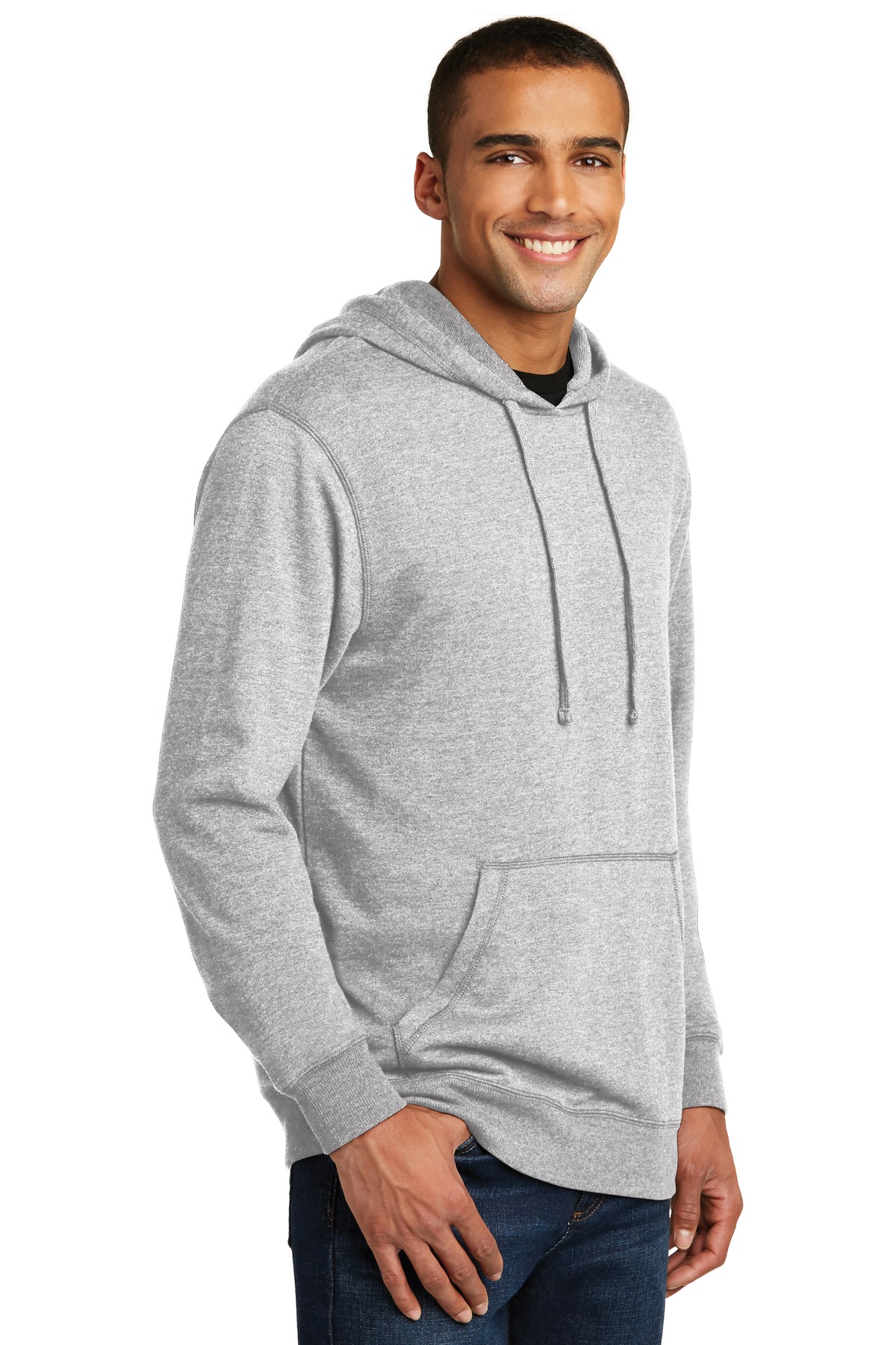 District Lightweight Fleece Hoodie. DM391