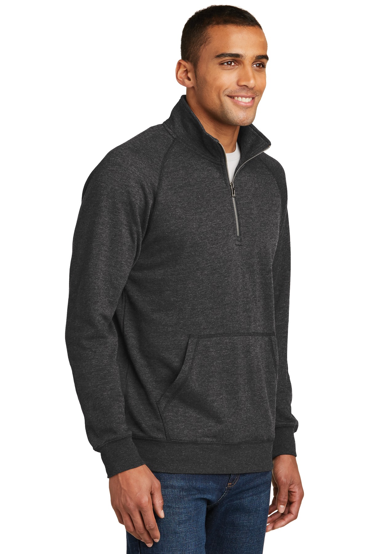 District Lightweight Fleece 1/4-Zip. DM392