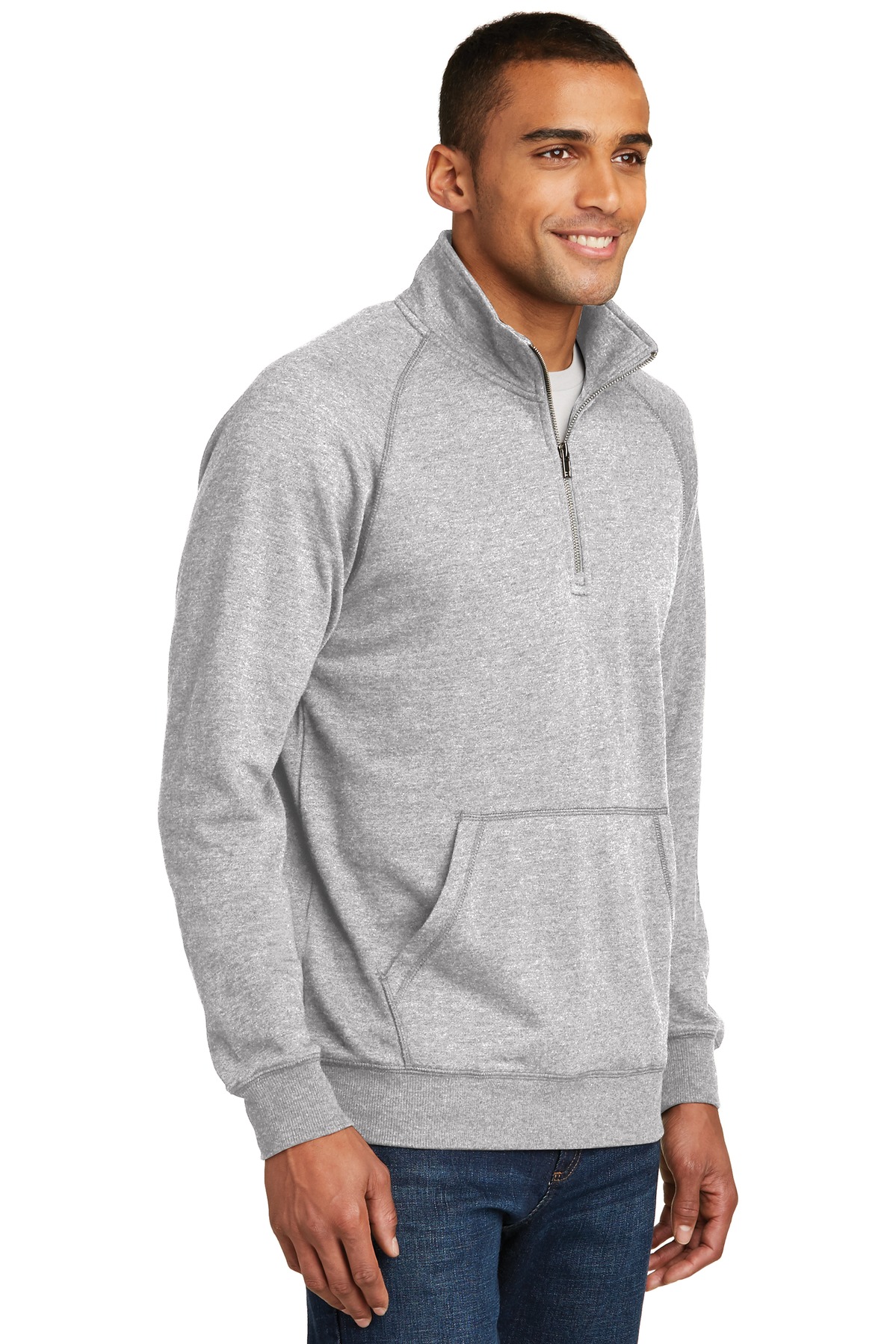 District Lightweight Fleece 1/4-Zip. DM392