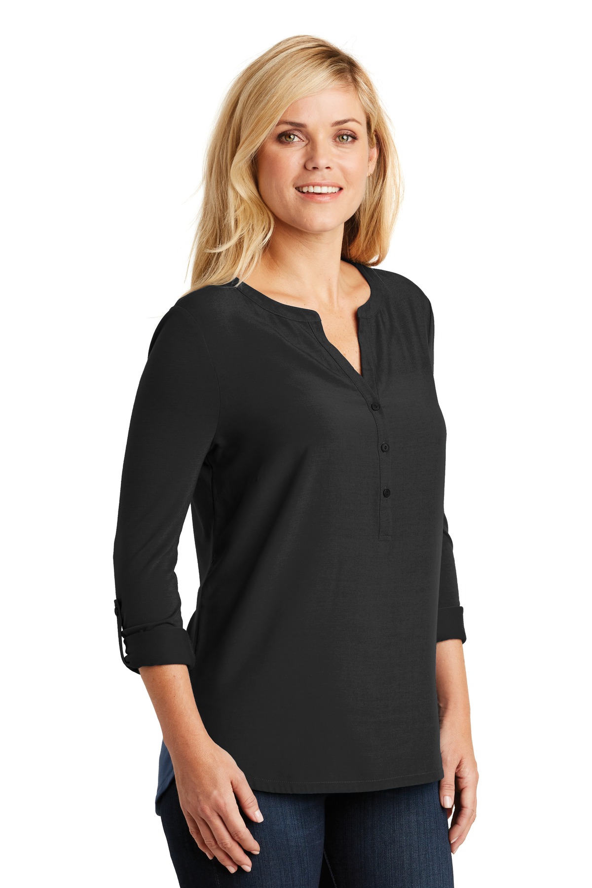 Port Authority Ladies Concept Henley Tunic. LK5432