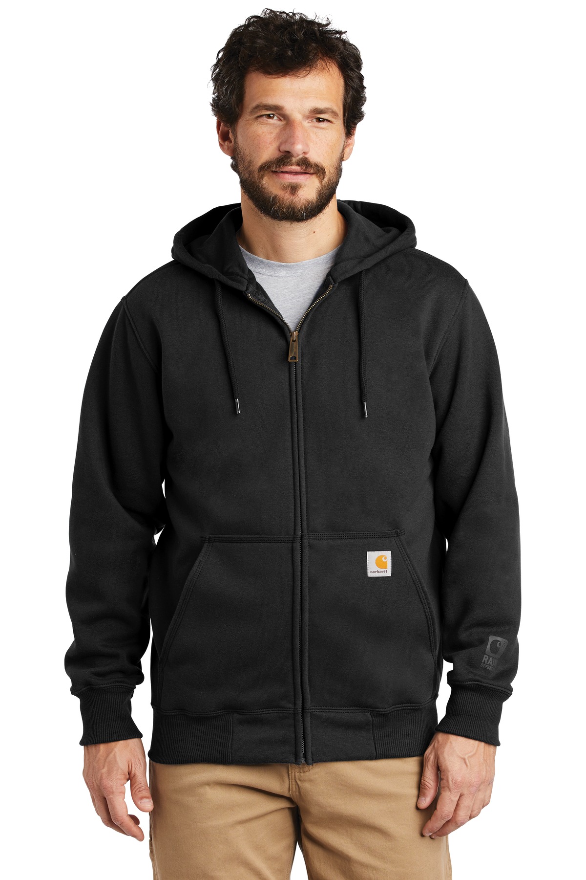 Carhartt Hospitality Sweatshirts & Fleece ® Rain Defender ® Paxton Heavyweight Hooded Zip-Front Sweatshirt.-Carhartt