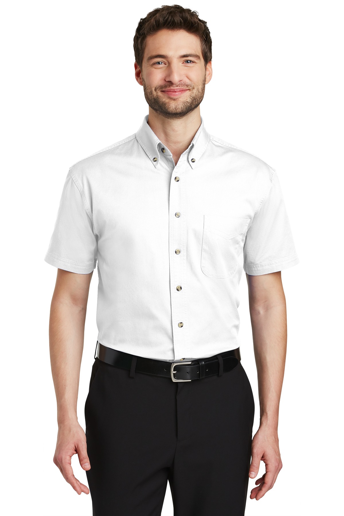 Port Authority Short Sleeve Twill Shirt. S500T
