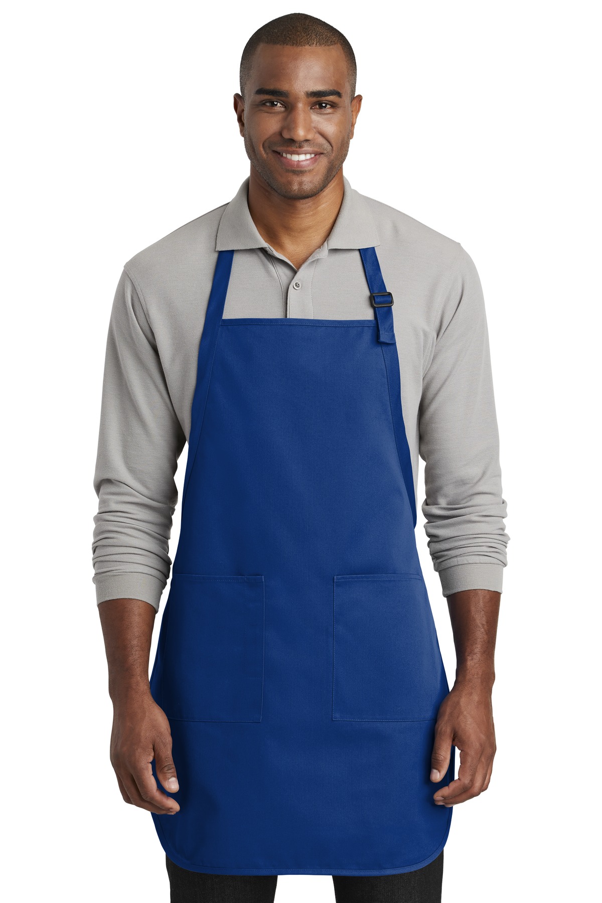 Port Authority Full-Length Two-Pocket Bib Apron. A600