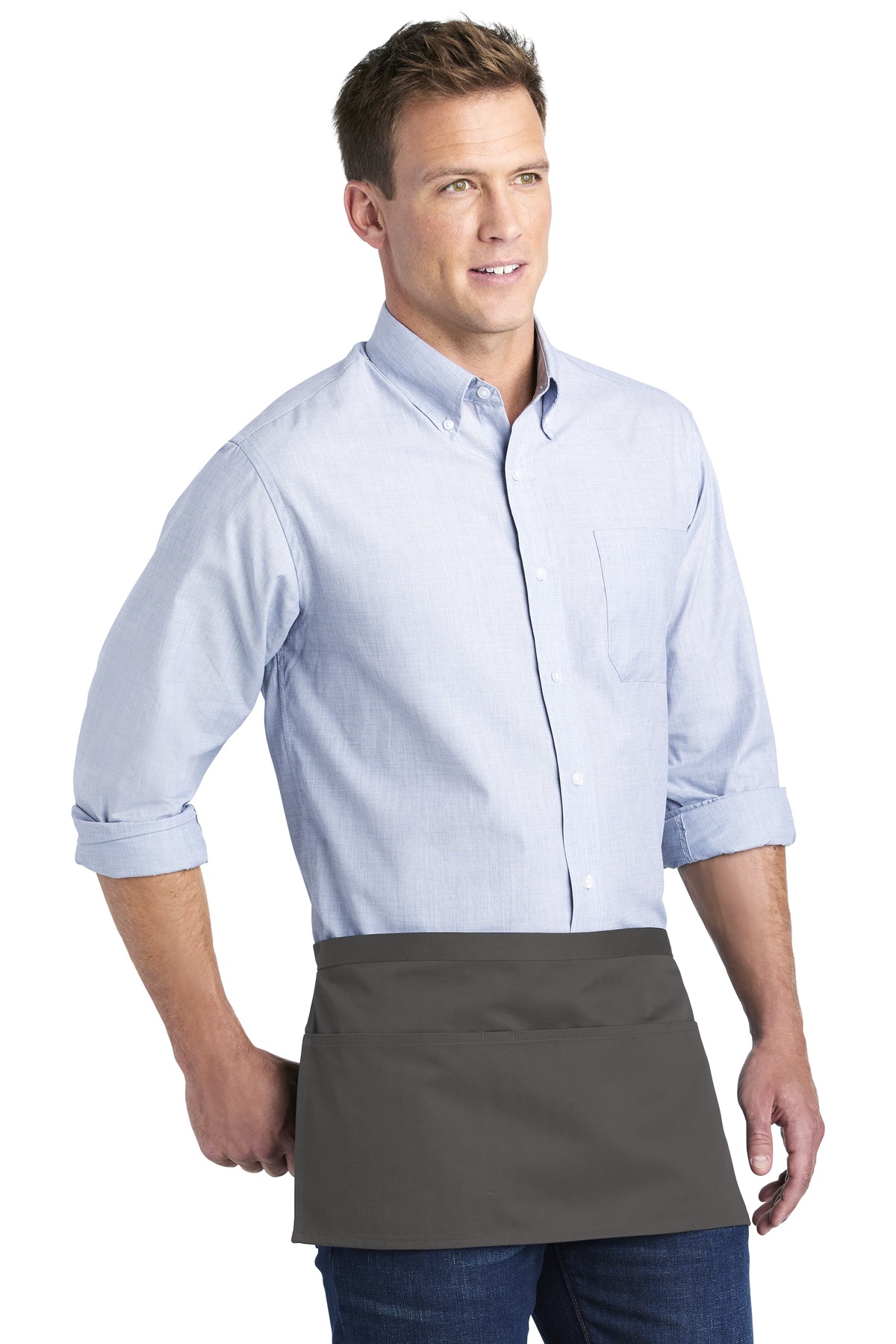 Port Authority Three-Pocket Waist Apron. A602