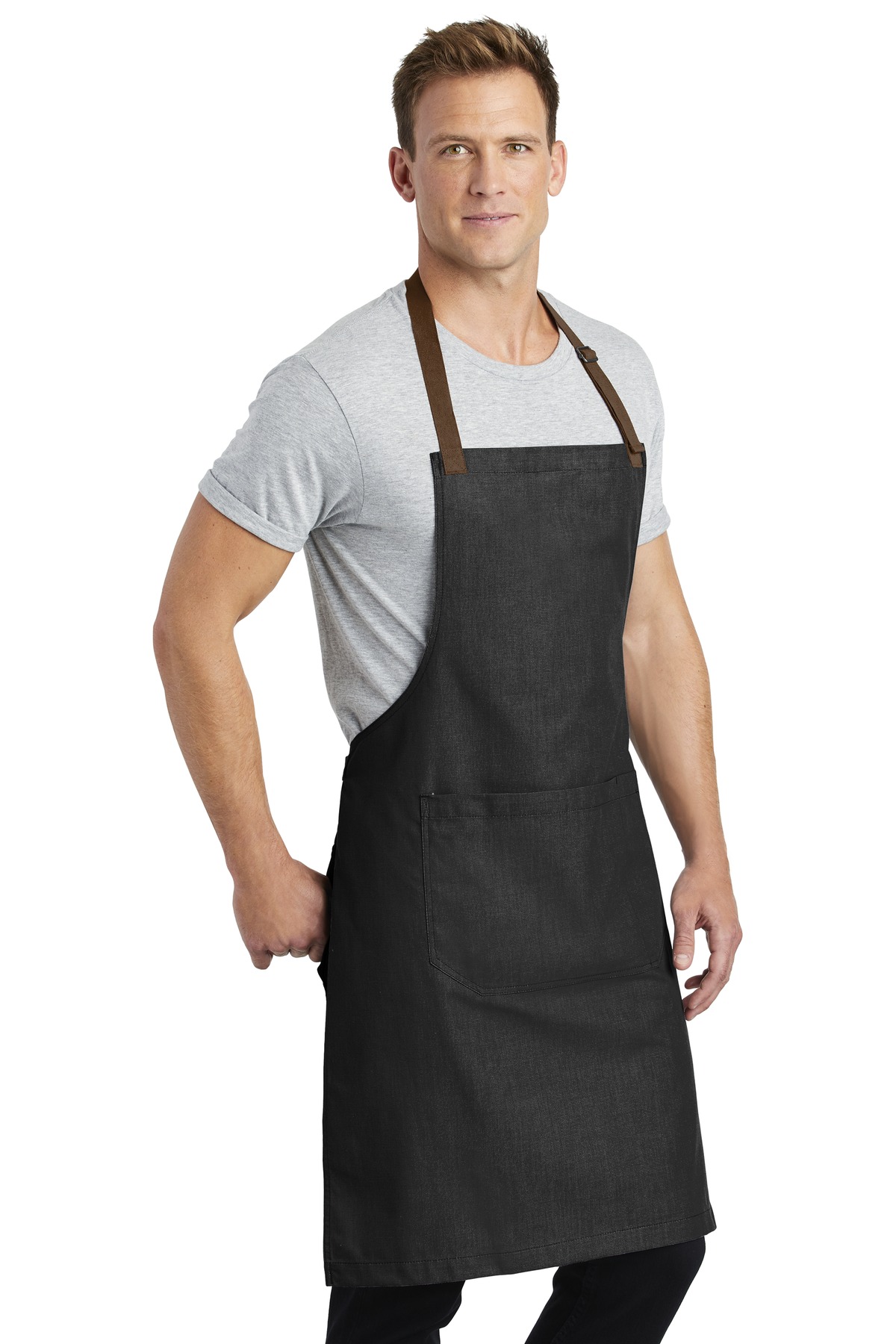 Port Authority Market Full-Length Bib Apron. A800