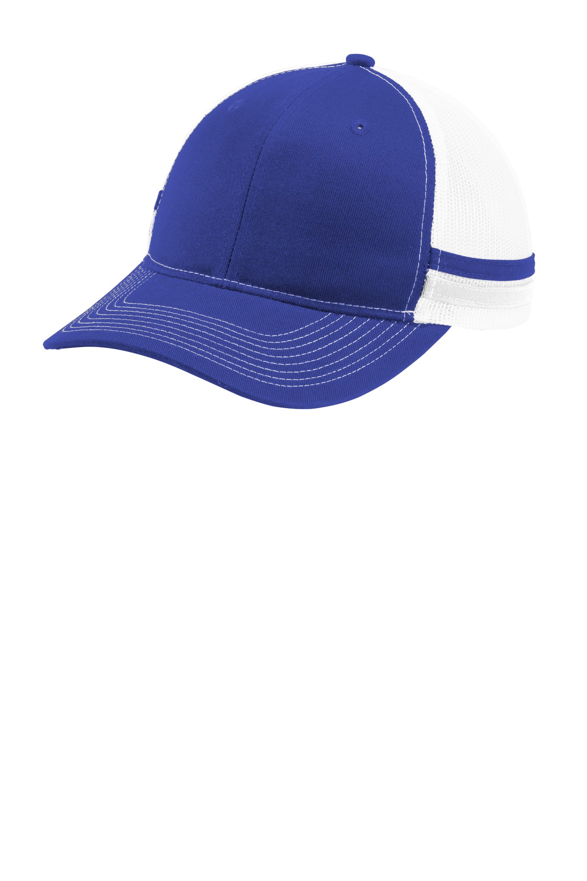 Port Authority ® Two-Stripe Snapback Trucker Cap. C113 - Image 2