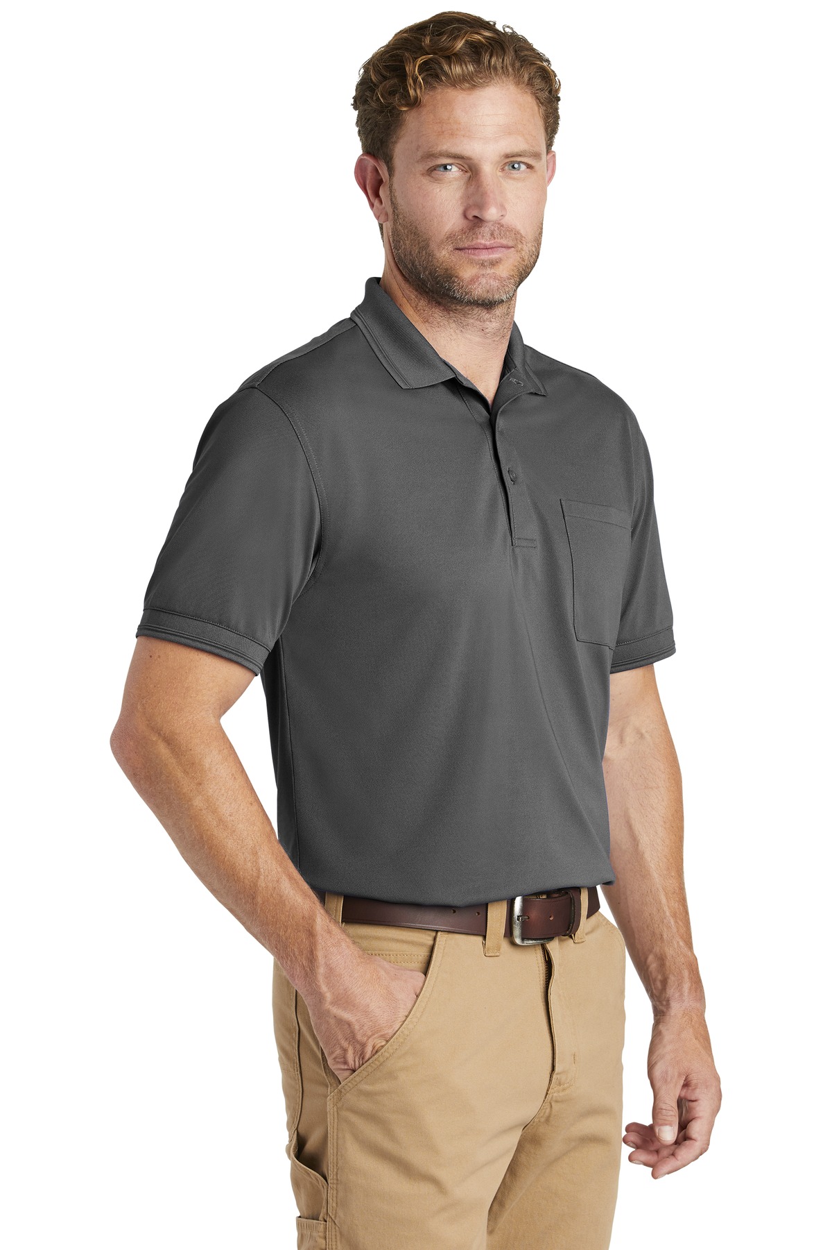 CornerStone Industrial Snag-Proof Pique Pocket Polo. CS4020P
