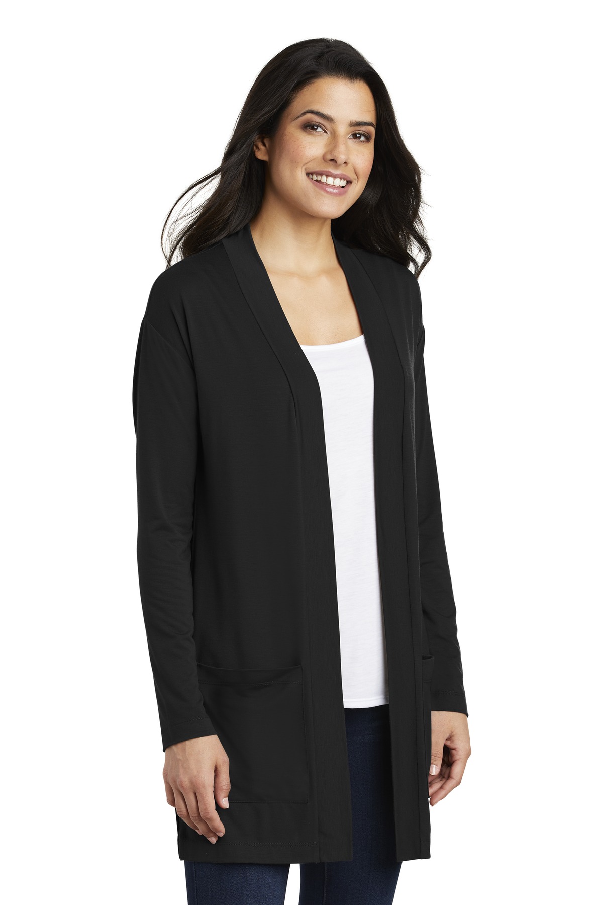 Port Authority Women's Concept Long Pocket Cardigan . LK5434