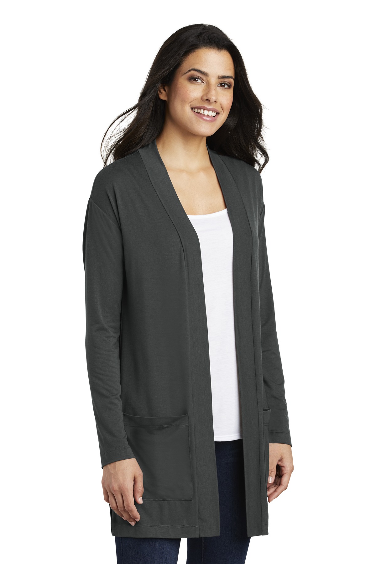 Port Authority Women's Concept Long Pocket Cardigan . LK5434