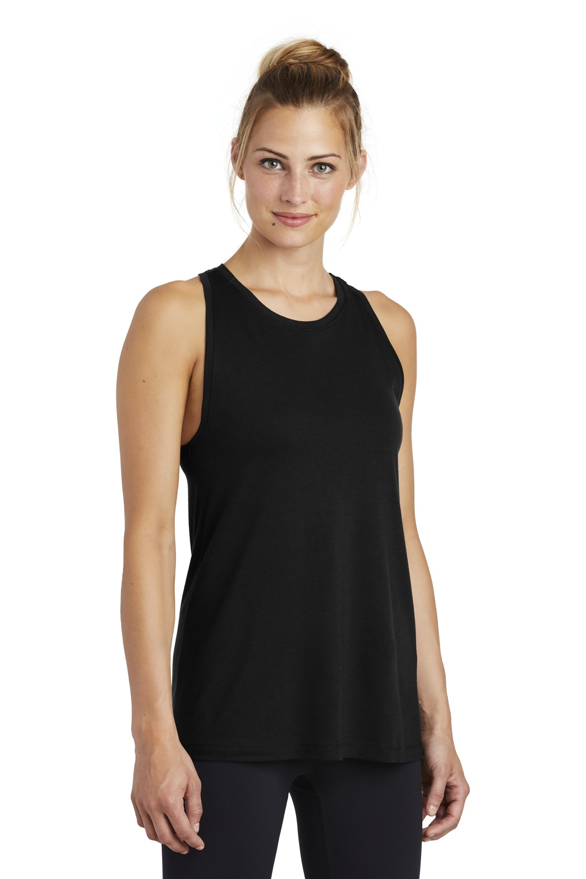 Sport-Tek Ladies PosiCharge Tri-Blend Wicking Tank. LST402
