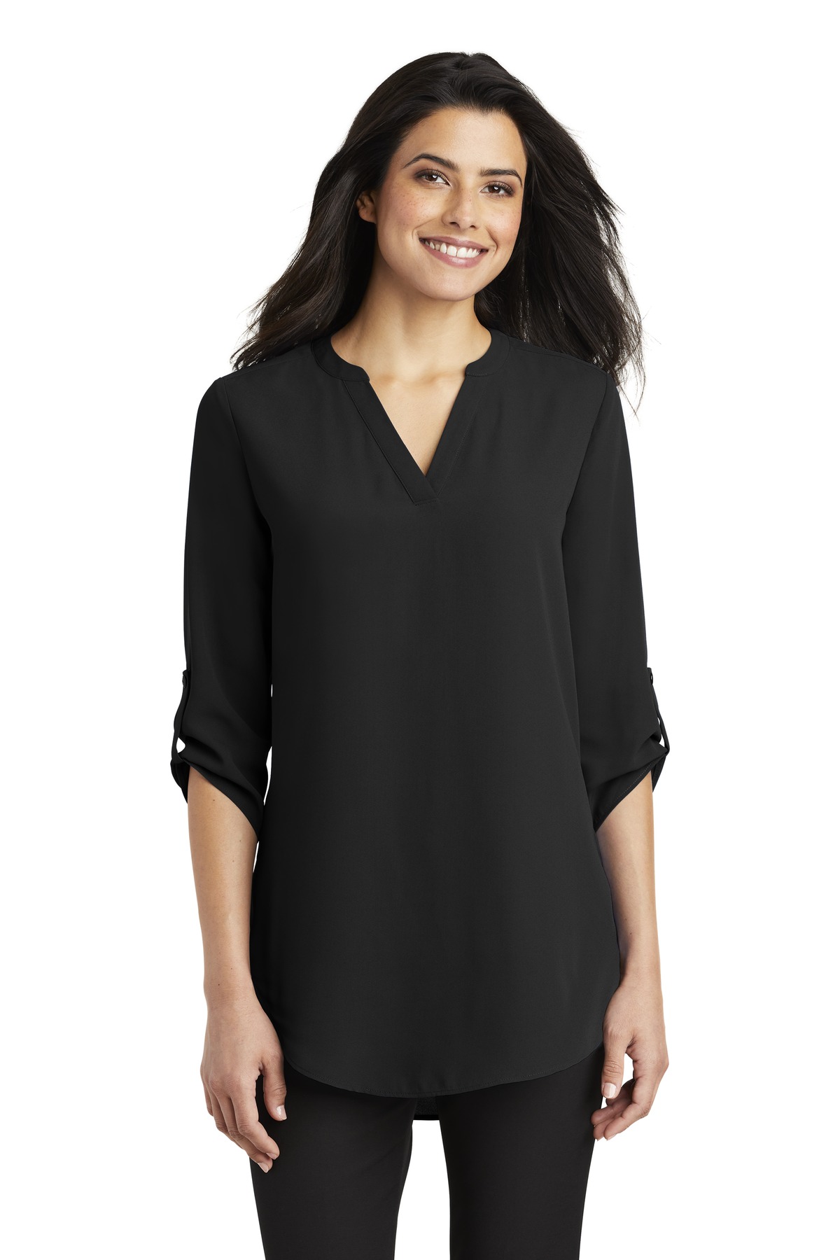 Port Authority ® Women's 3/4-Sleeve Tunic Blouse. LW701