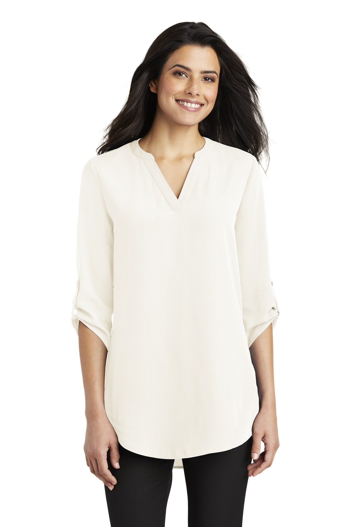 Port Authority ® Women's 3/4-Sleeve Tunic Blouse. LW701 - Image 2