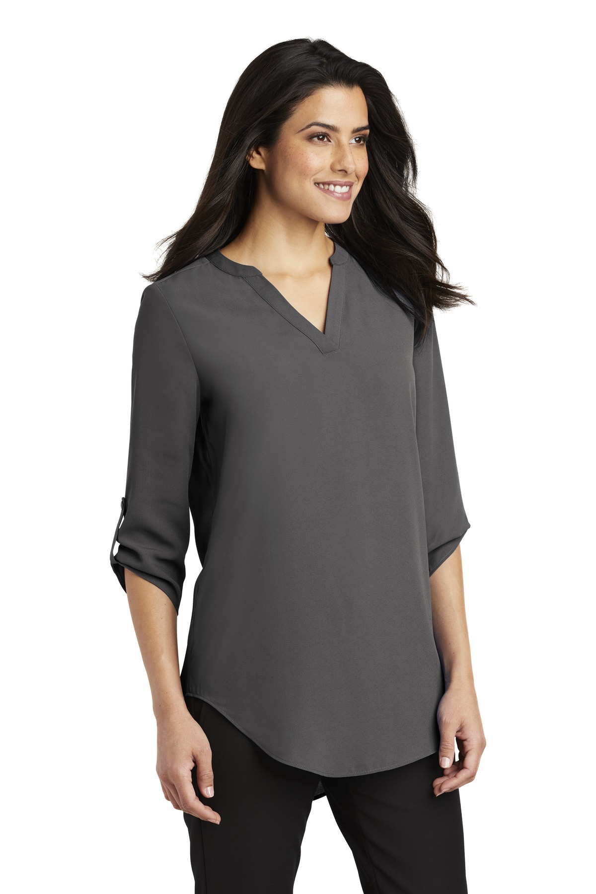 Port Authority Women's 3/4-Sleeve Tunic Blouse. LW701