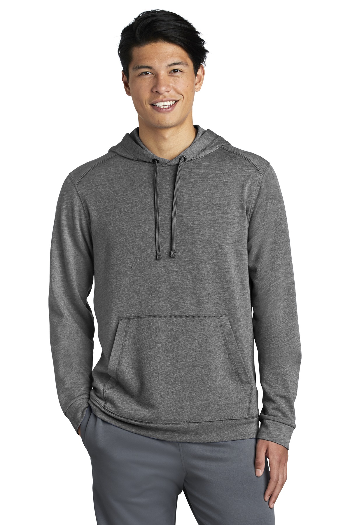 Sport-Tek Hospitality Sweatshirts & Fleece ® PosiCharge ® Tri-Blend Wicking Fleece Hooded Pullover.-Sport-Tek
