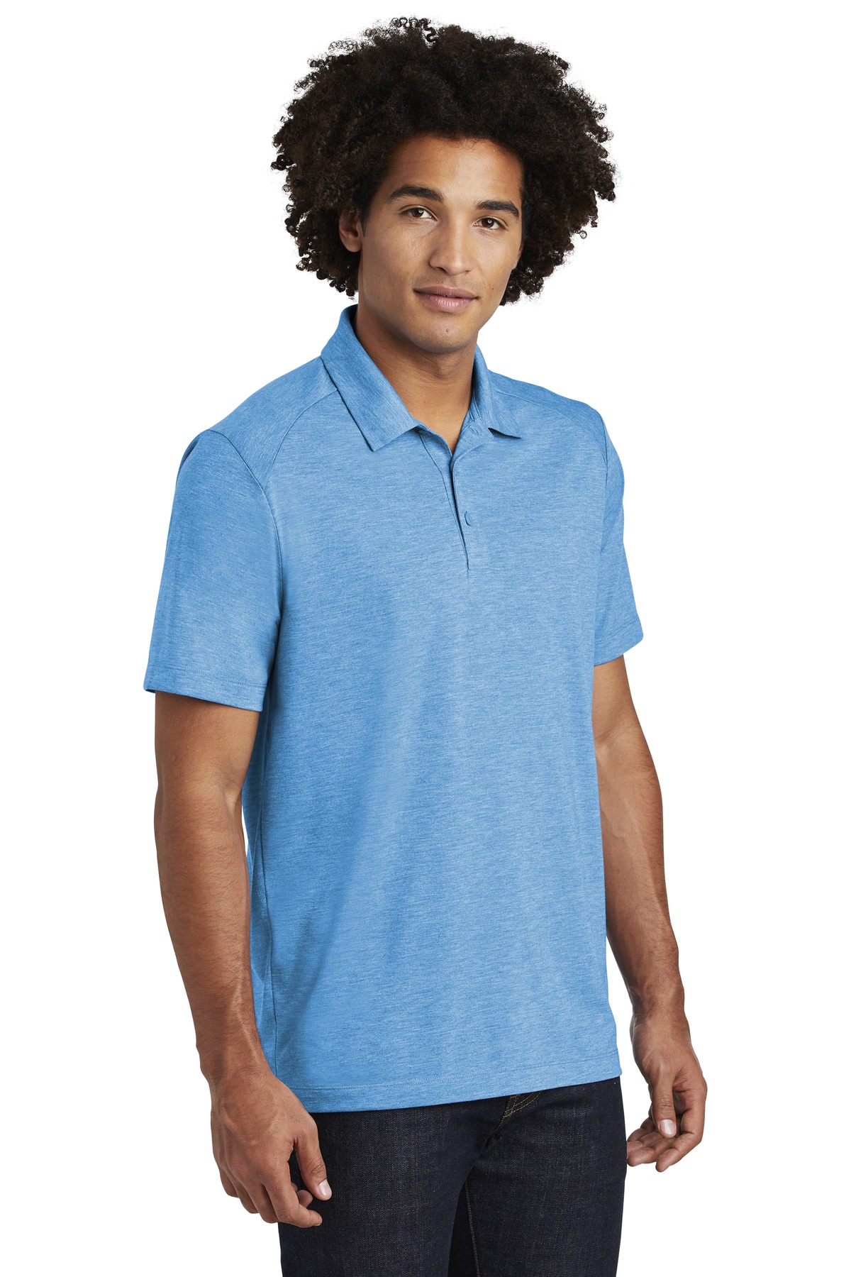 Sport-Tek PosiCharge Tri-Blend Wicking Polo. ST405