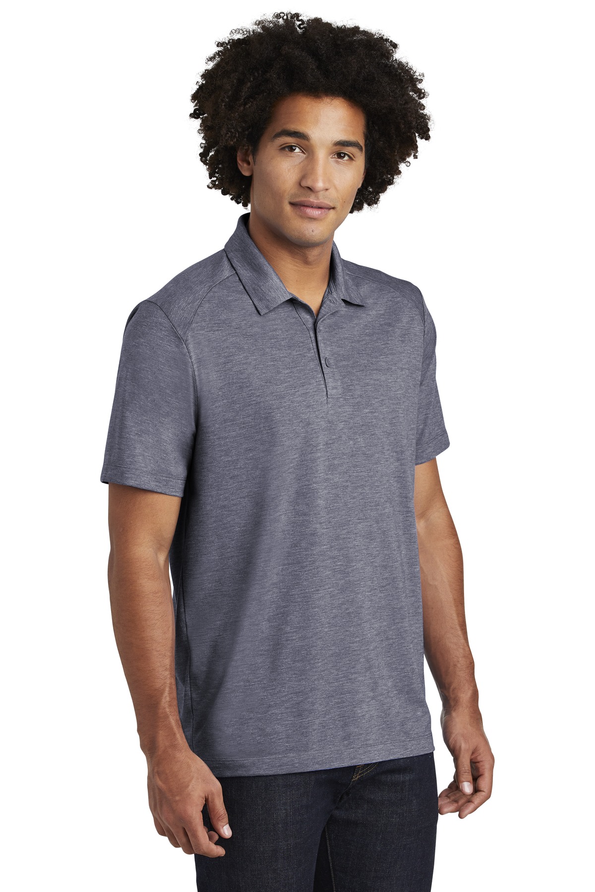 Sport-Tek PosiCharge Tri-Blend Wicking Polo. ST405