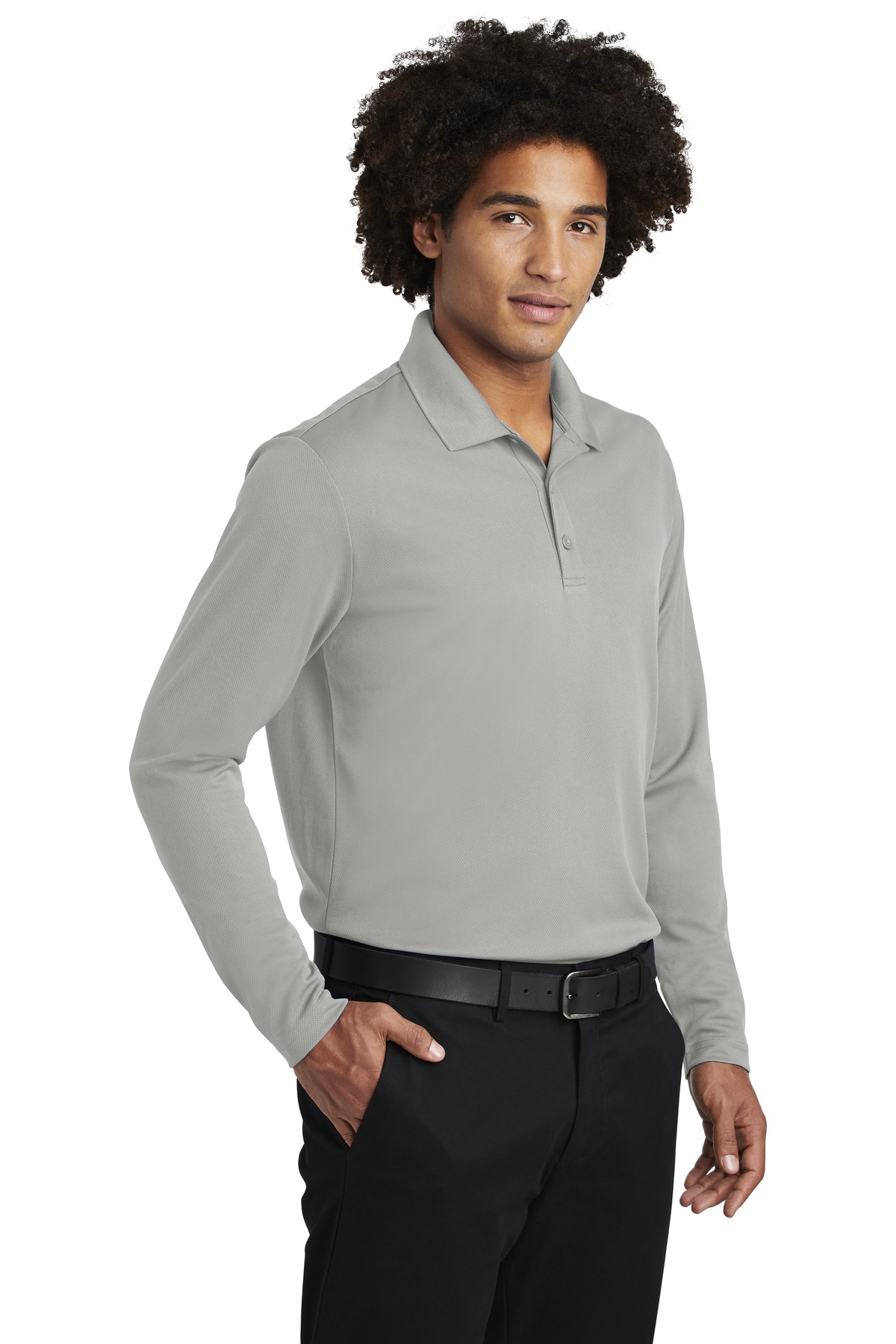 Sport-Tek PosiCharge RacerMesh Long Sleeve Polo. ST640LS