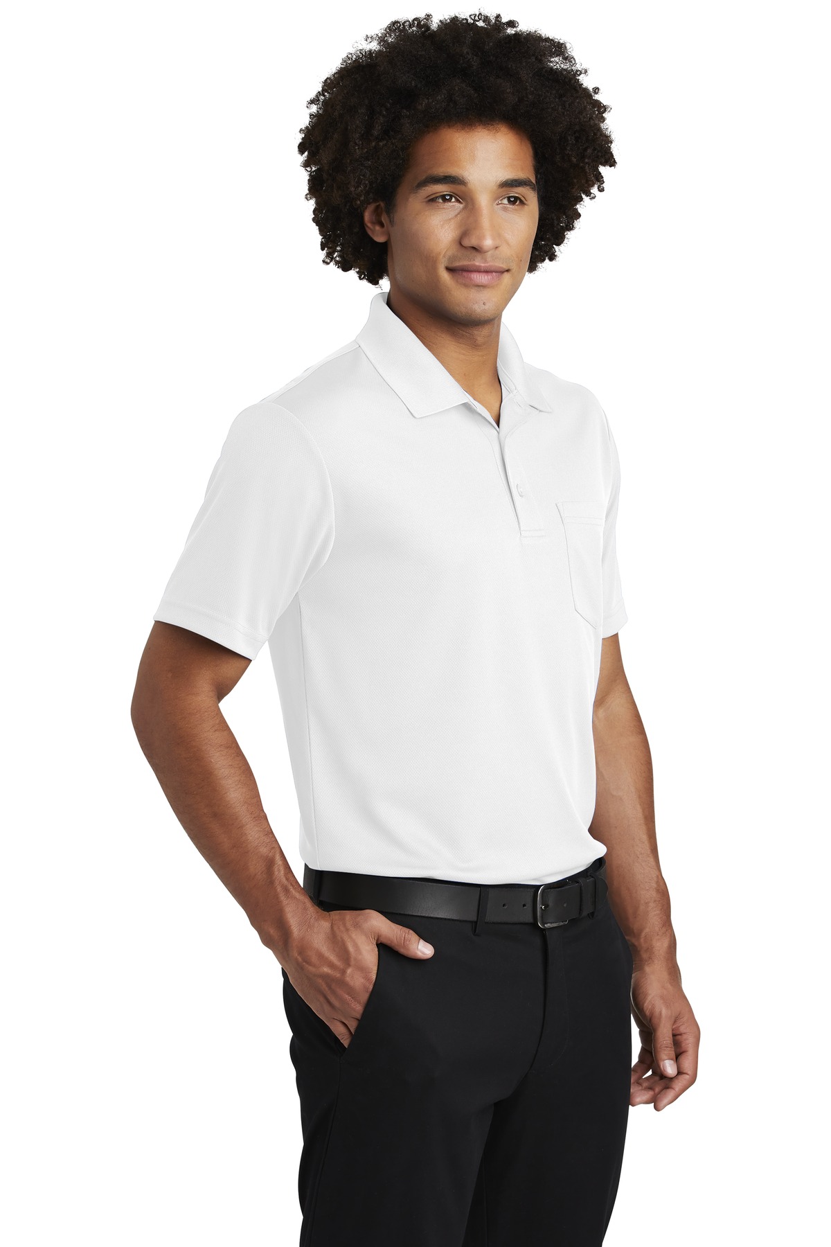 Sport-Tek PosiCharge RacerMesh Pocket Polo. ST640P