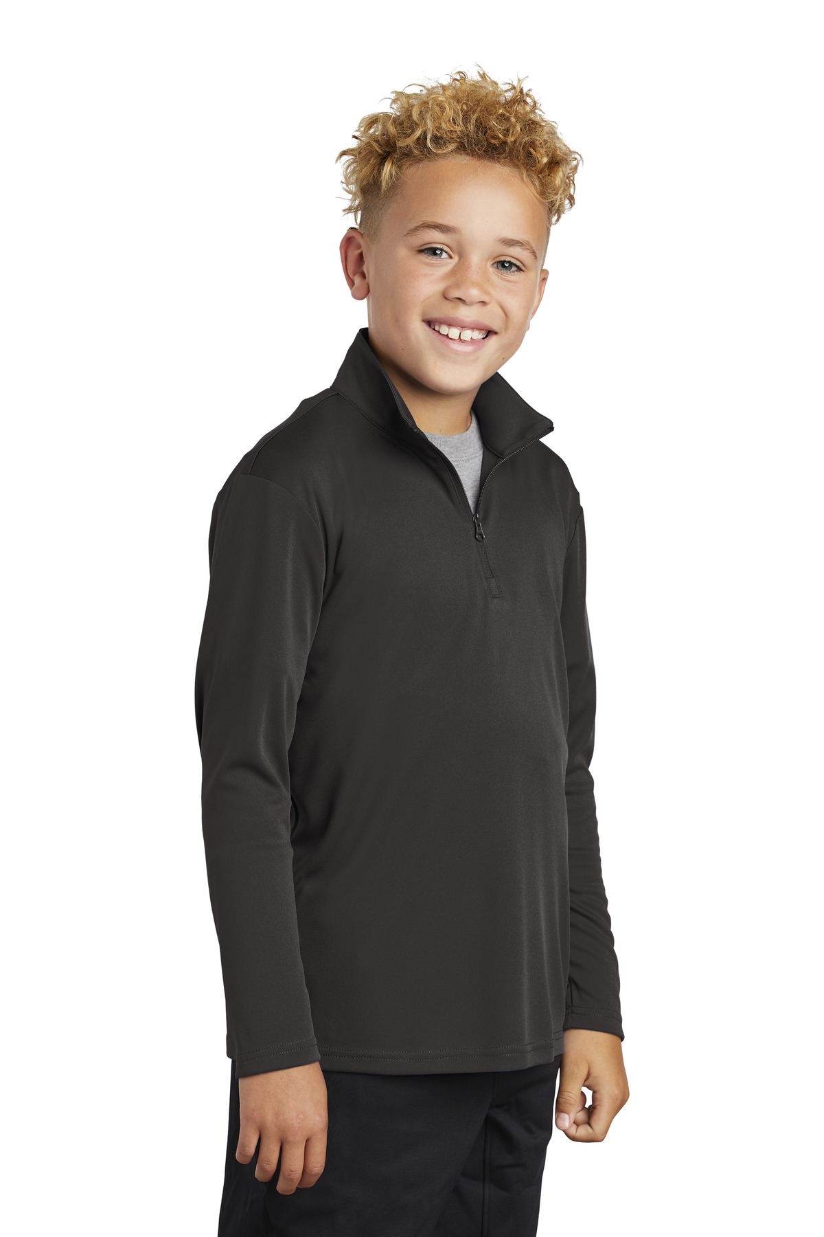 Sport-Tek Youth PosiCharge Competitor 1/4-Zip Pullover. YST357