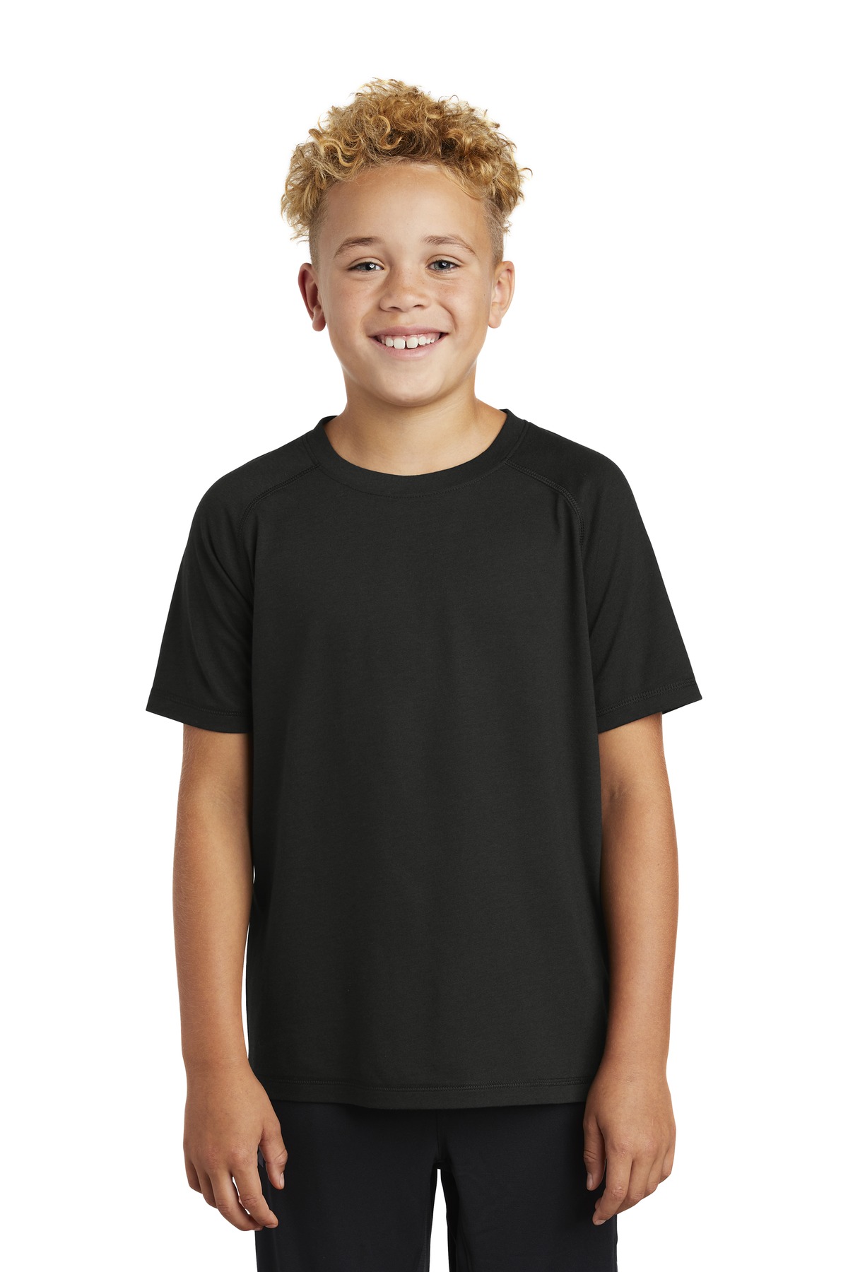 Sport-Tek Youth PosiCharge Tri-Blend Wicking Raglan T-Shirt - YST400