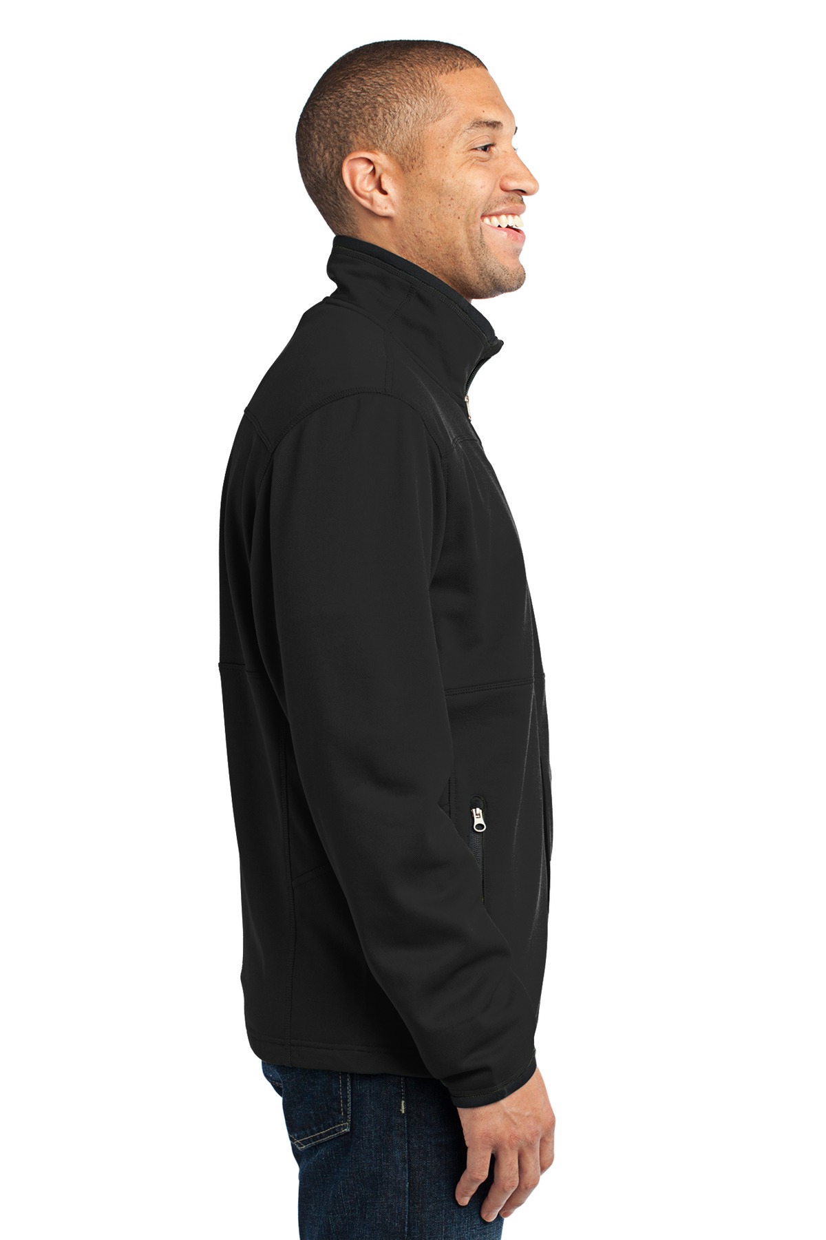 Port Authority Pique Fleece Jacket. F222