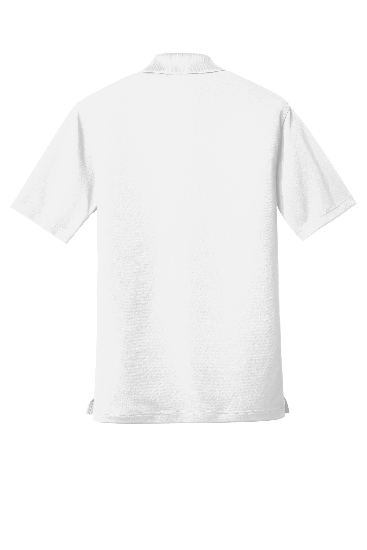 Port Authority Dry Zone UV Micro-Mesh Pocket Polo. K110P in White — Back