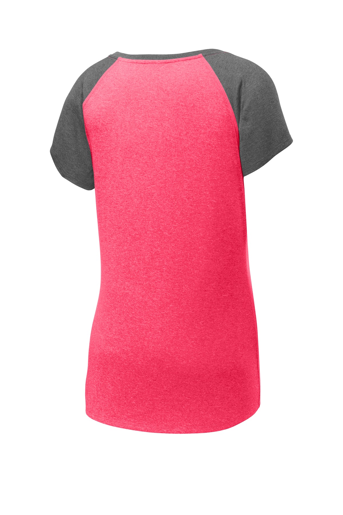 Sport-Tek Women's Heather-On-Heather Contender Scoop Neck Tee. LST362
