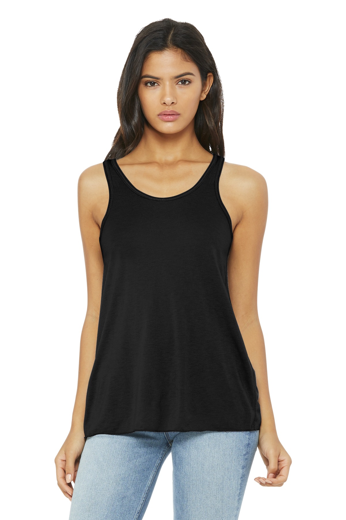 BELLA+CANVAS ® Women's Flowy Racerback Tank. BC8800 - Image 2