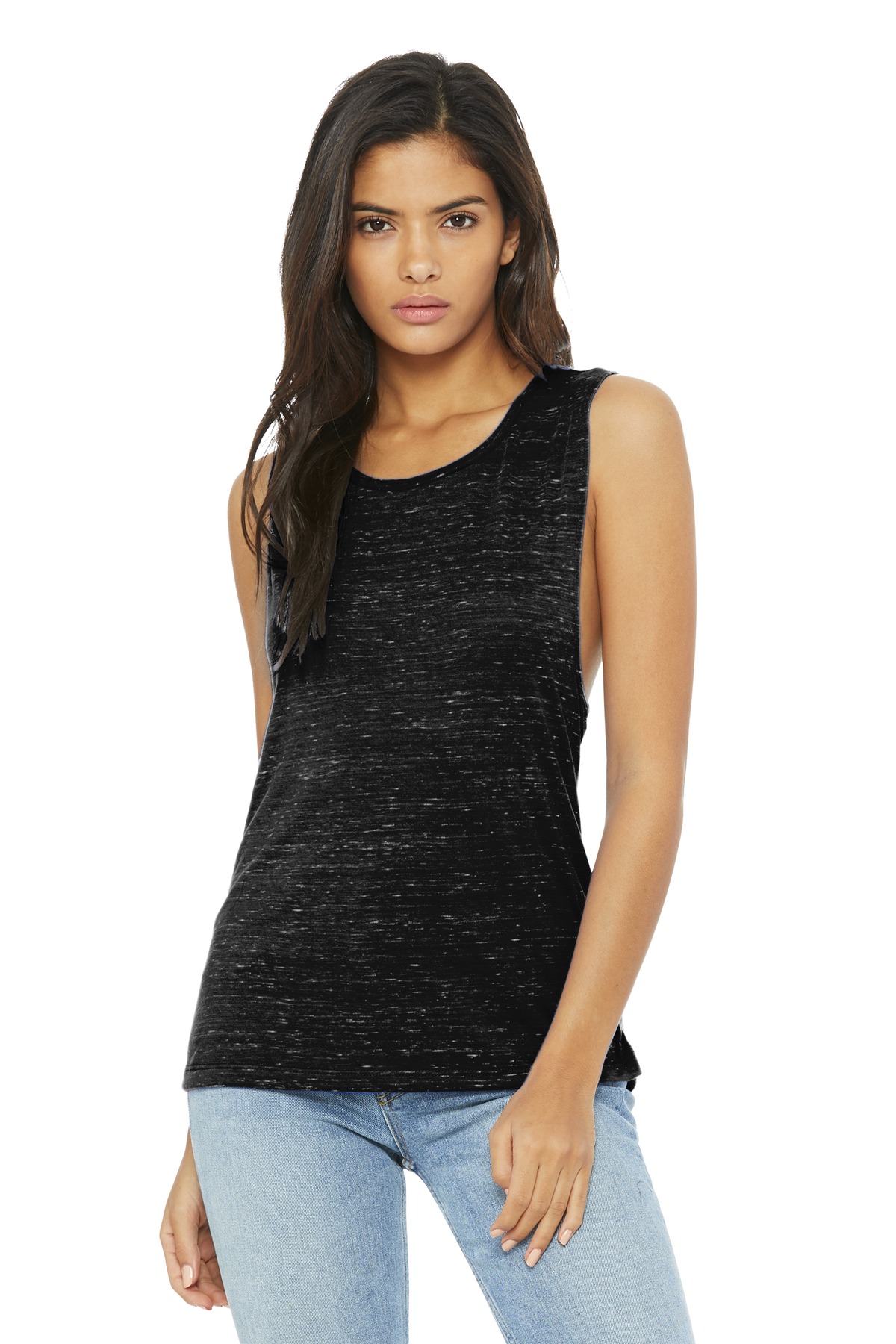BELLA+CANVAS ® Women's Flowy Scoop Muscle Tank. BC8803 - Image 5