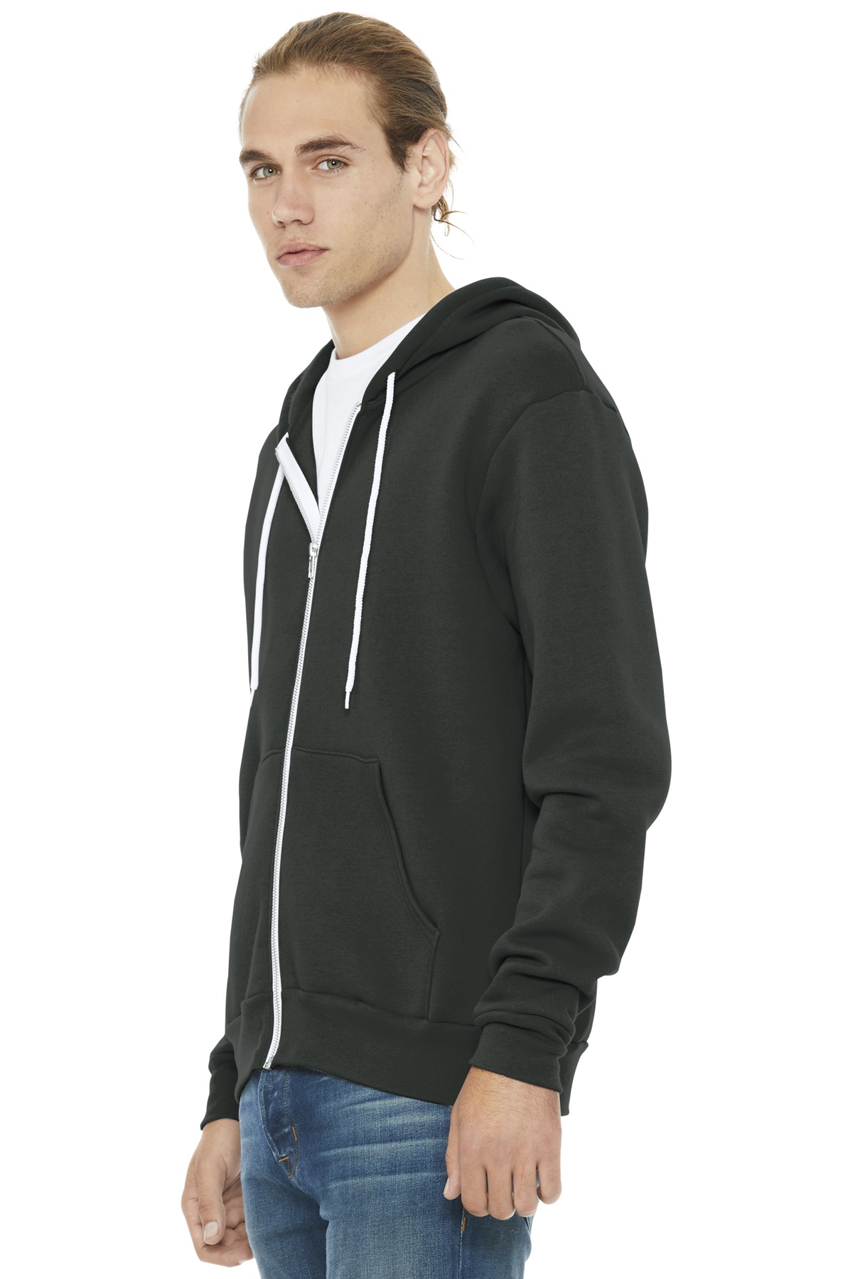 BELLA+CANVAS Unisex Sponge Fleece Full-Zip Hoodie. BC3739