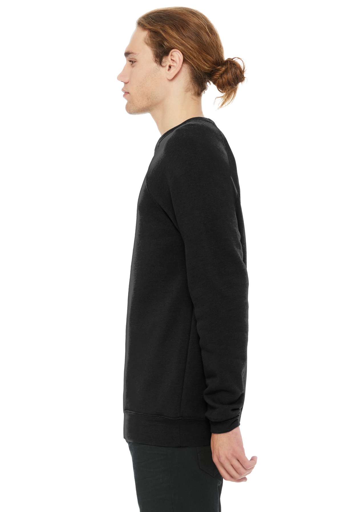 BELLA+CANVAS Unisex Sponge Fleece Raglan Sweatshirt. BC3901