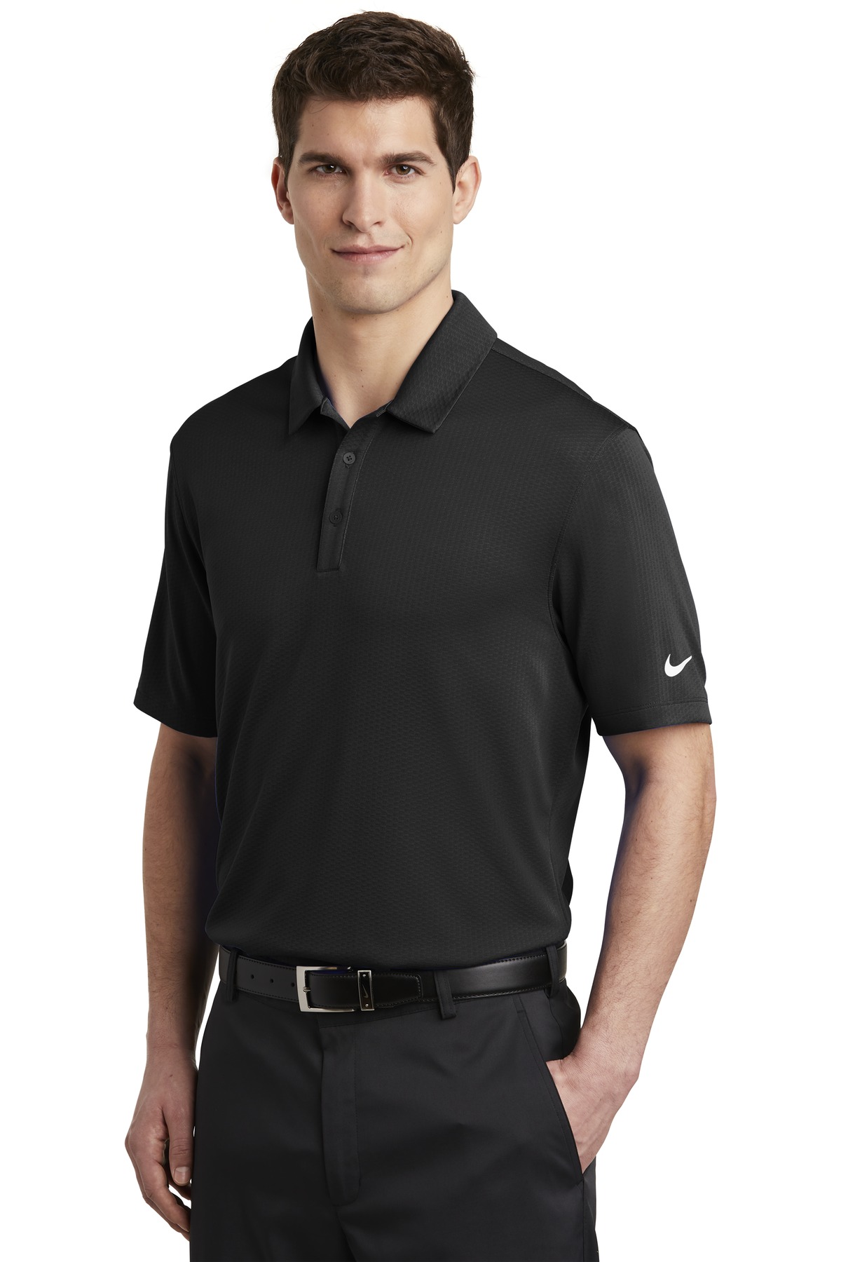 Nike Dri-FIT Hex Textured Polo. NKAH6266