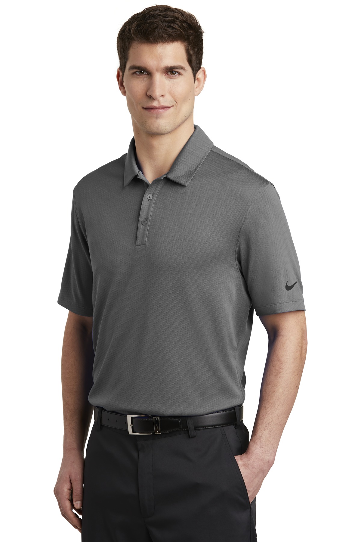 Nike Dri-FIT Hex Textured Polo. NKAH6266