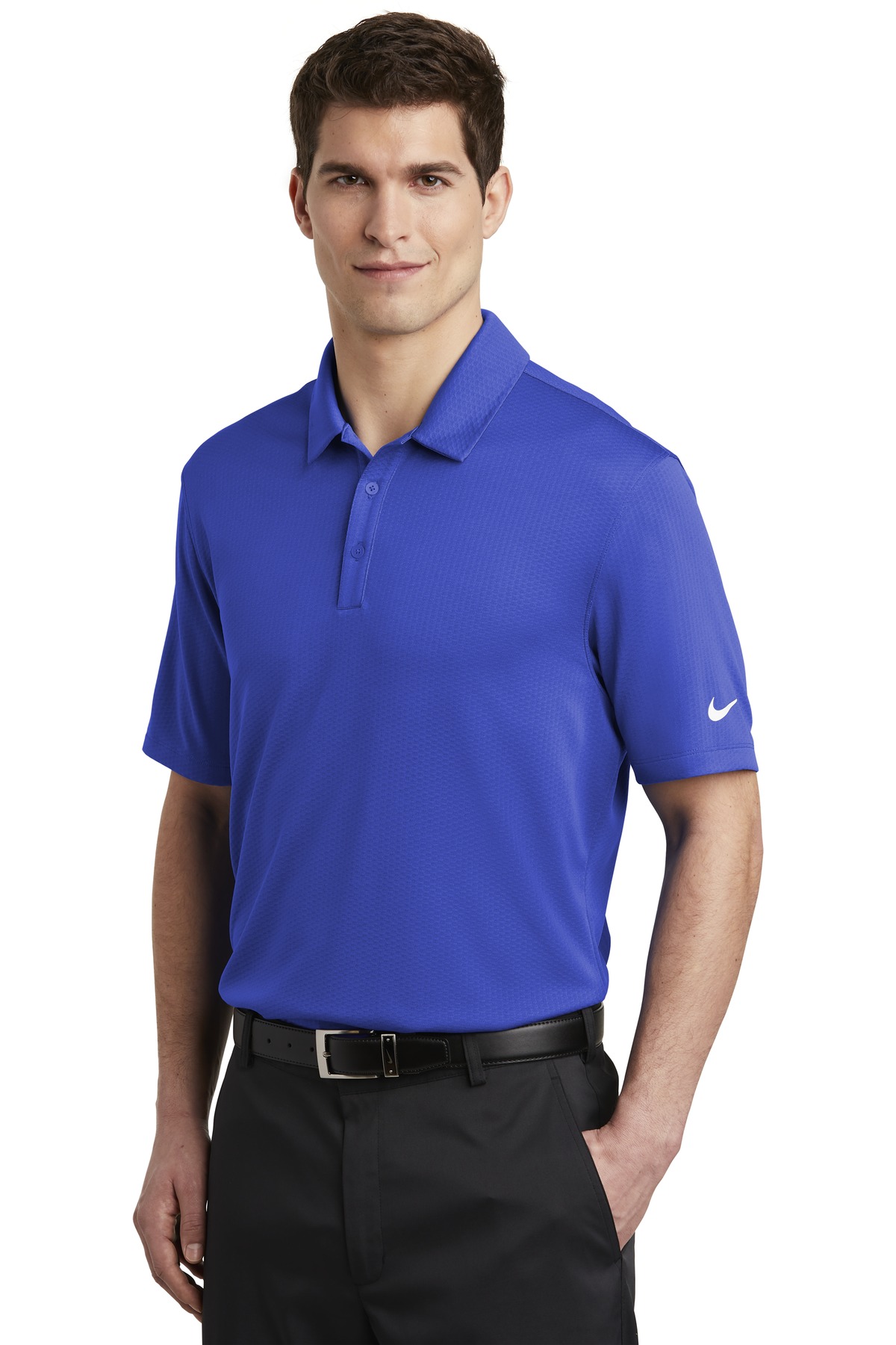 Nike Dri-FIT Hex Textured Polo. NKAH6266