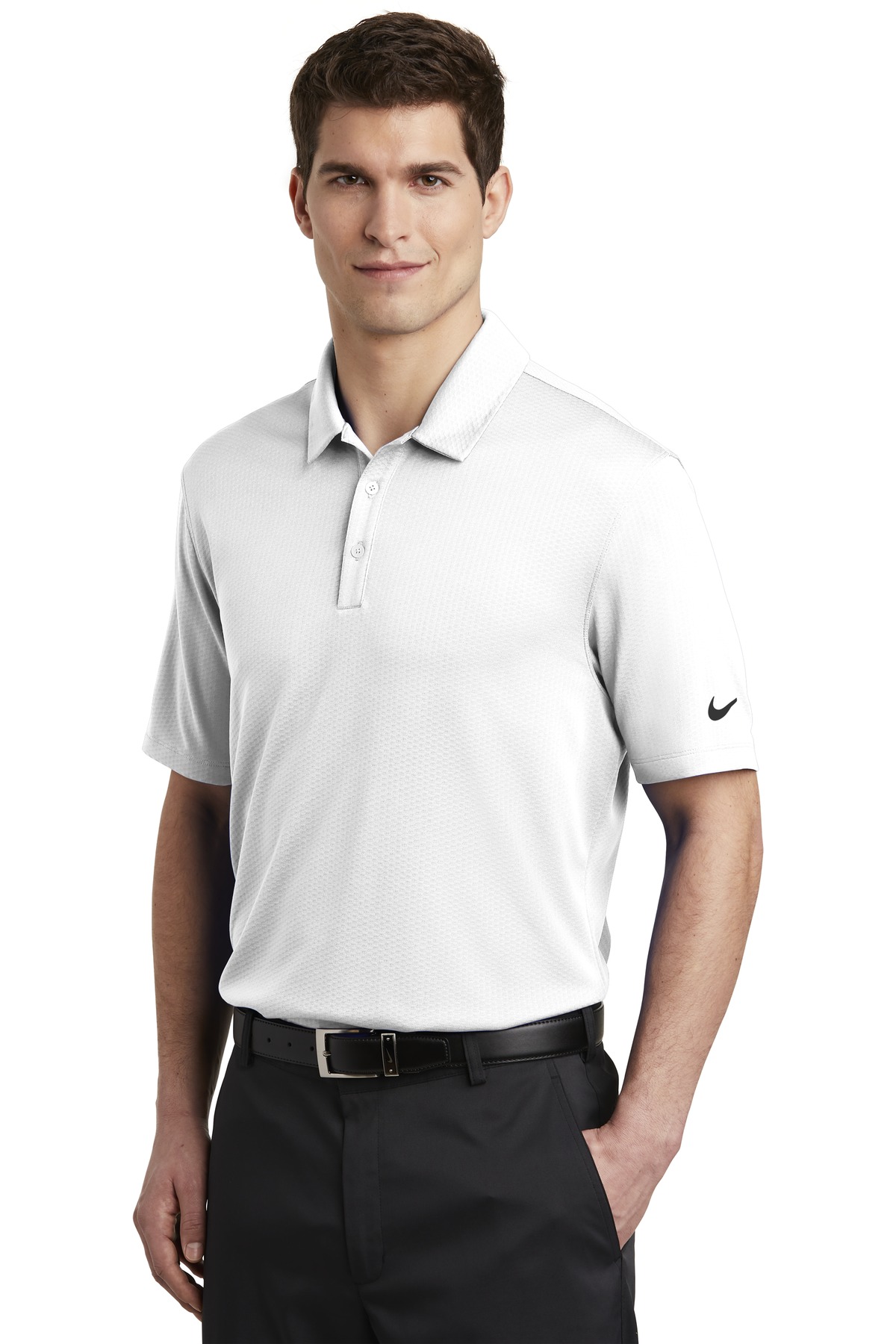 Nike Dri-FIT Hex Textured Polo. NKAH6266