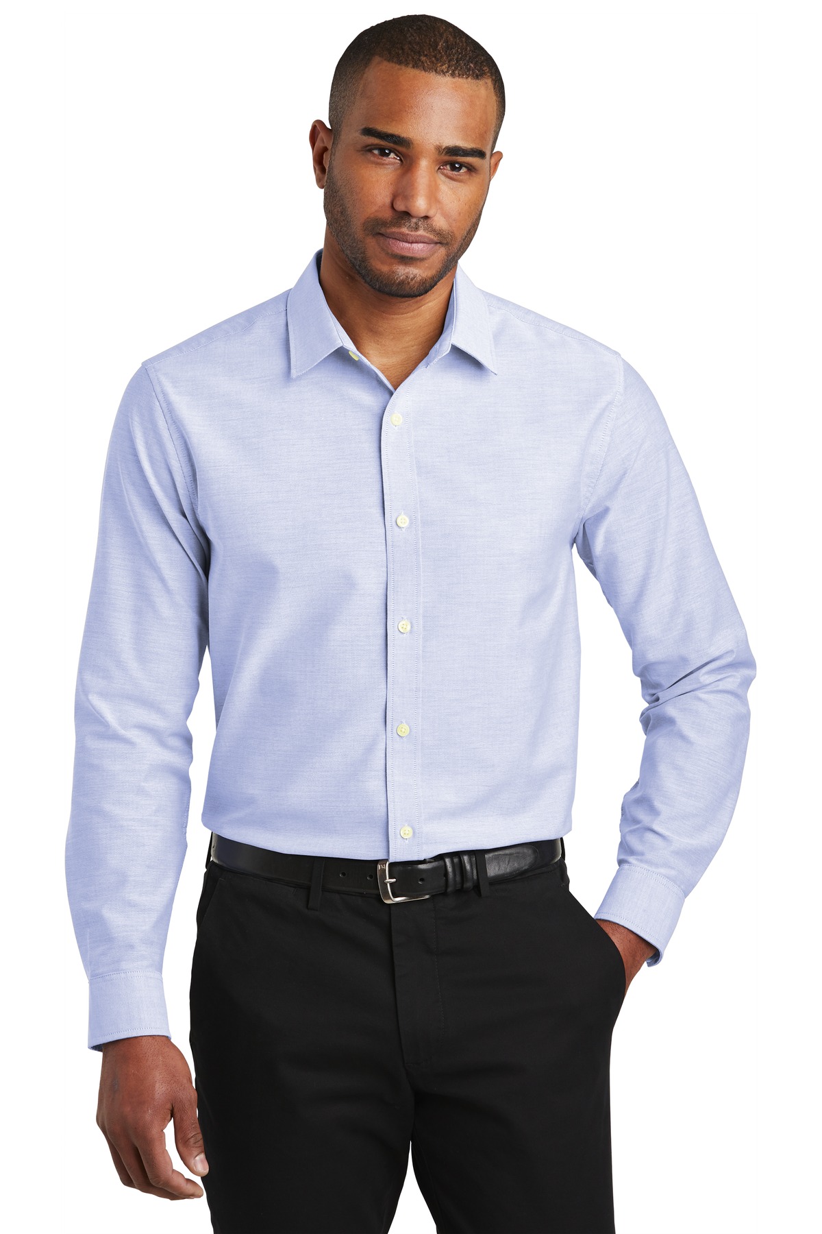 Port Authority Woven Shirts for Hospitality ® Slim Fit SuperPro Oxford Shirt.-Port Authority