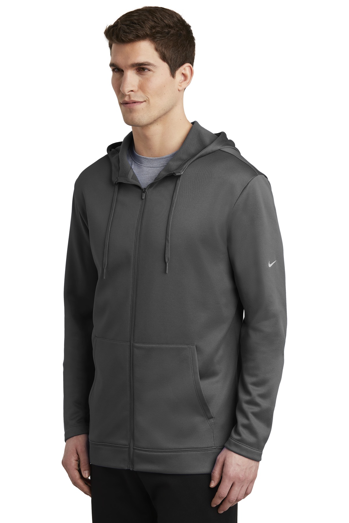 Nike Therma-FIT Full-Zip Fleece Hoodie. NKAH6259